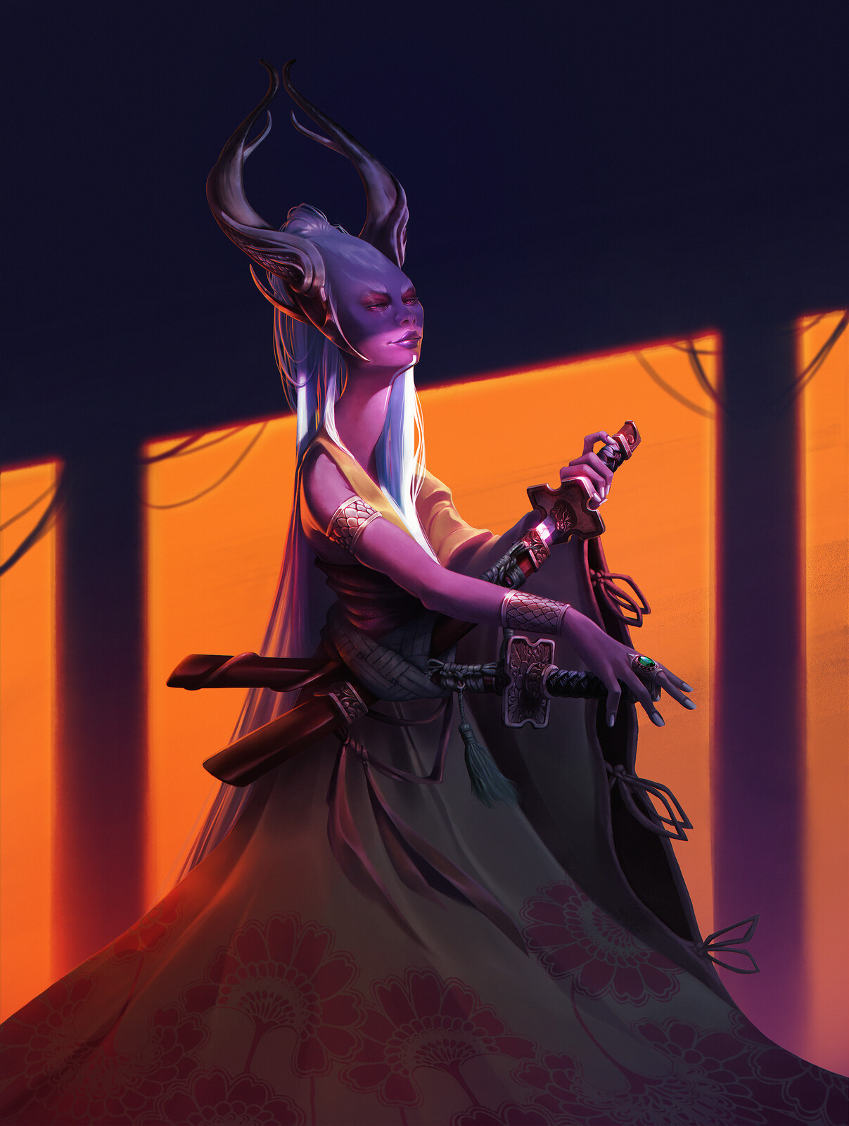 Samurai demon