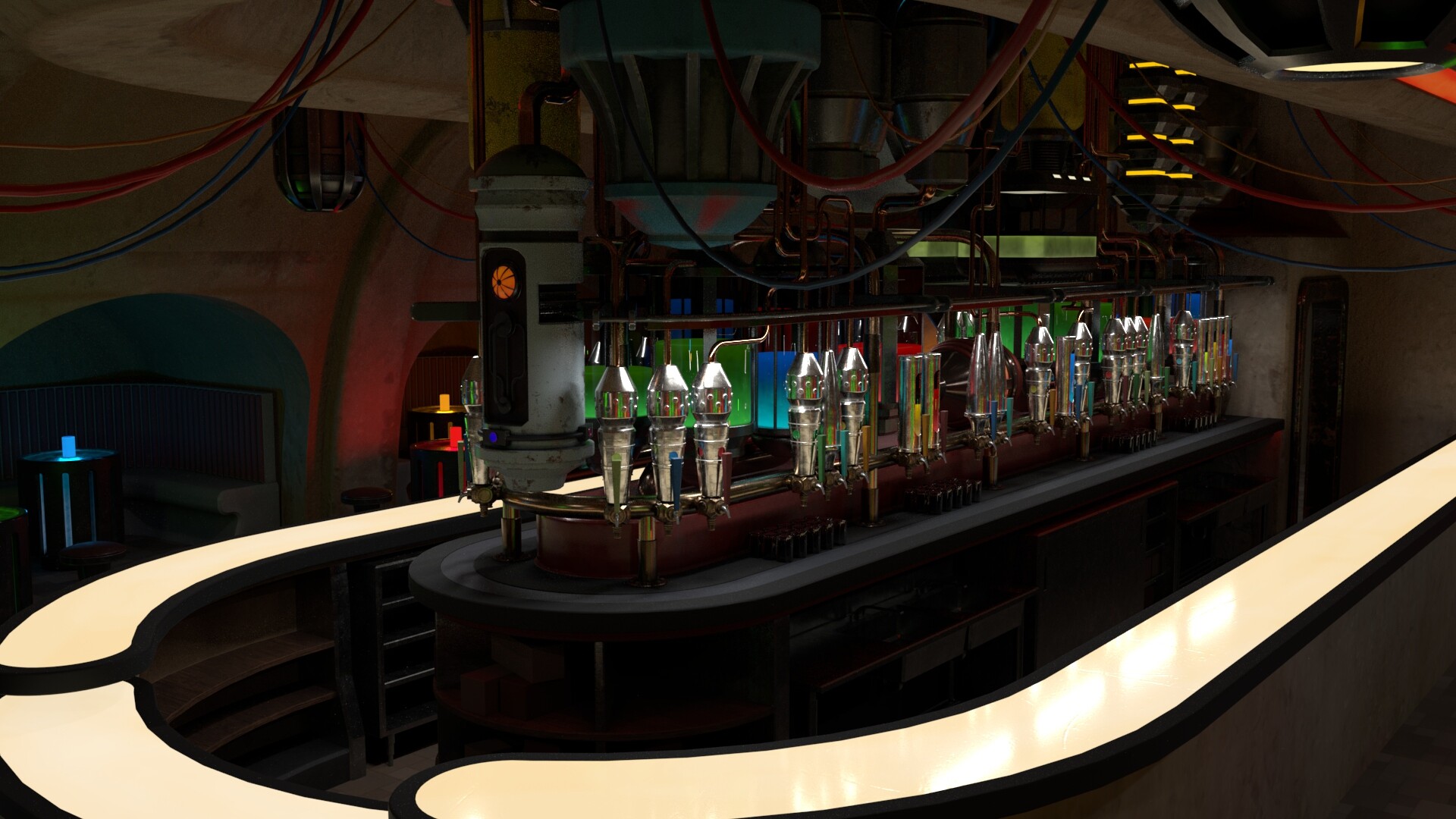 ArtStation - Cantina Bar STAR WARS - Film set