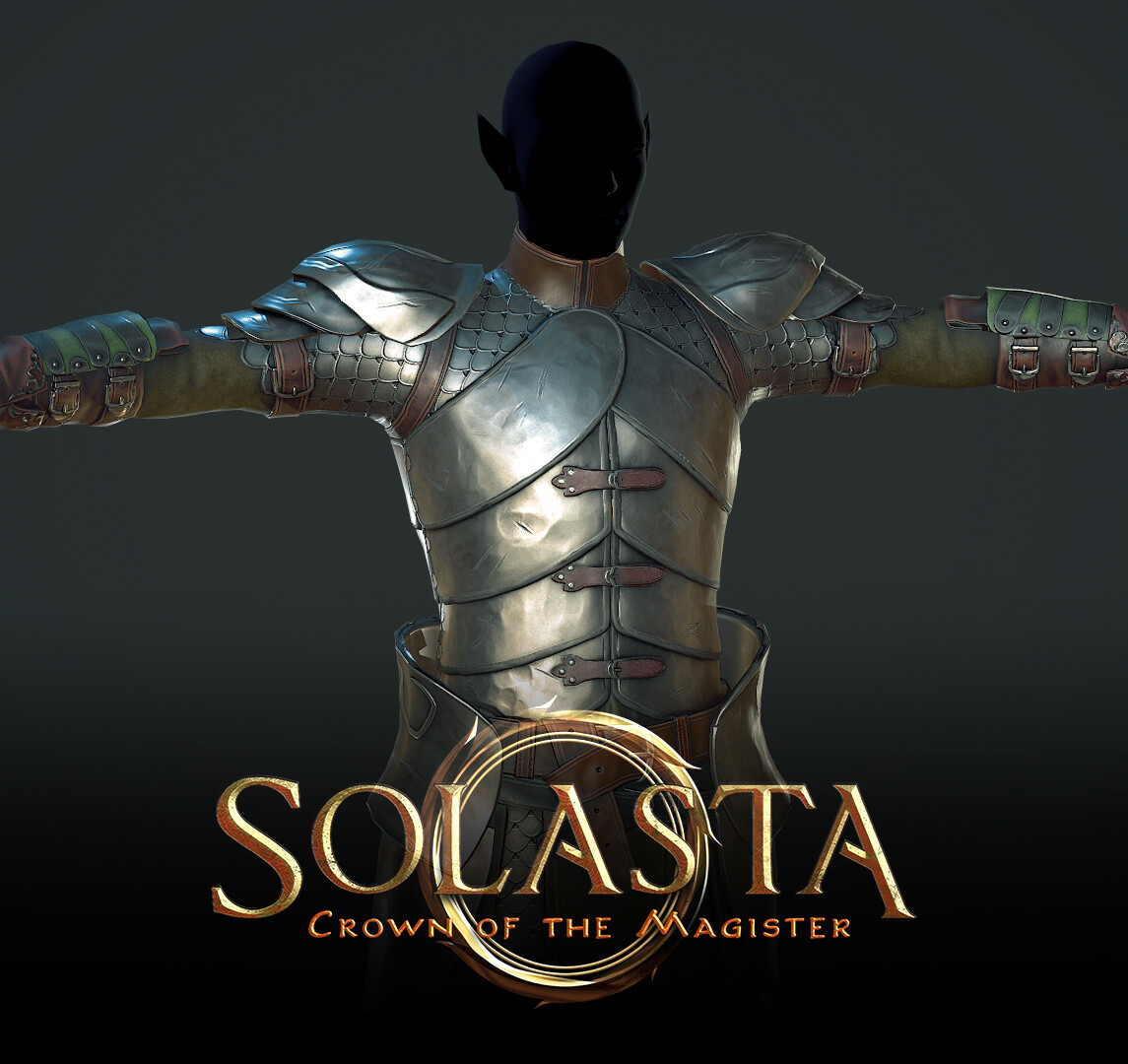 ArtStation - Solasta : Elf Armor male