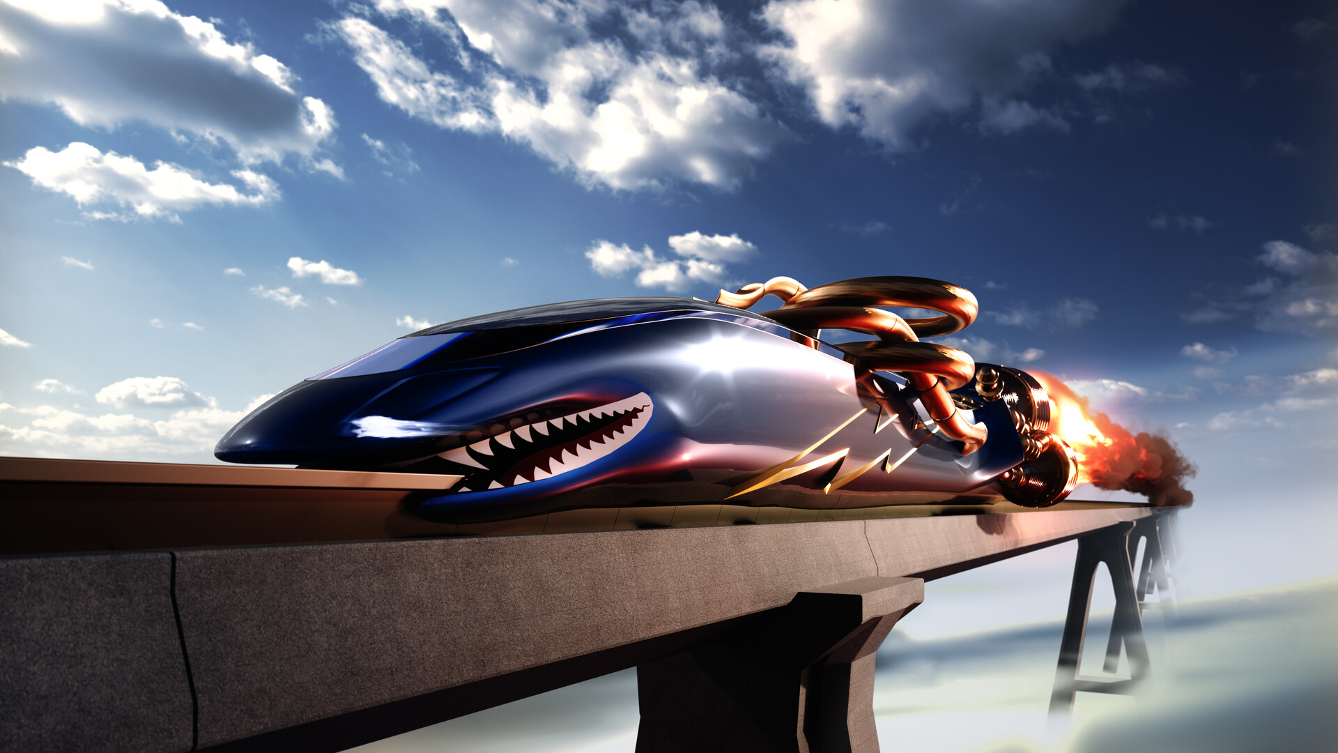 ArtStation Dream Trains reimagined from kids drawings