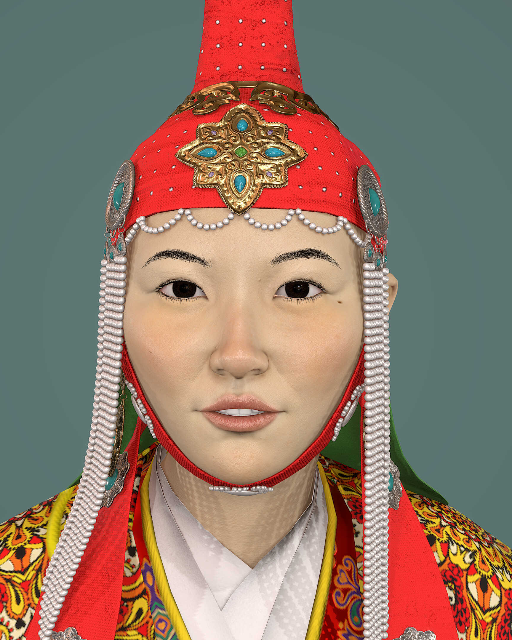 ArtStation - Mongolian Queen