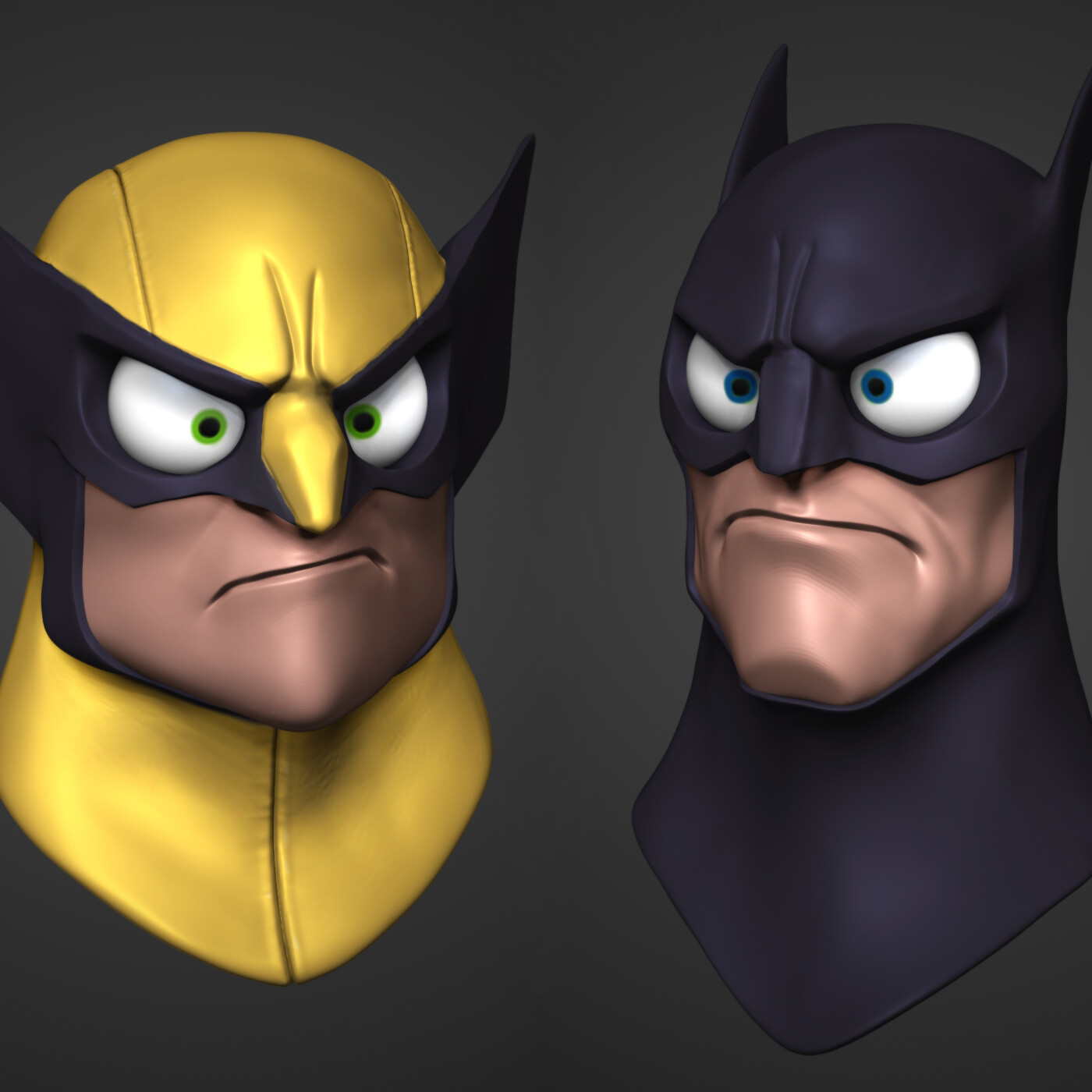 Anupam Mehta - Grumpy Wolverine-Batman Morph