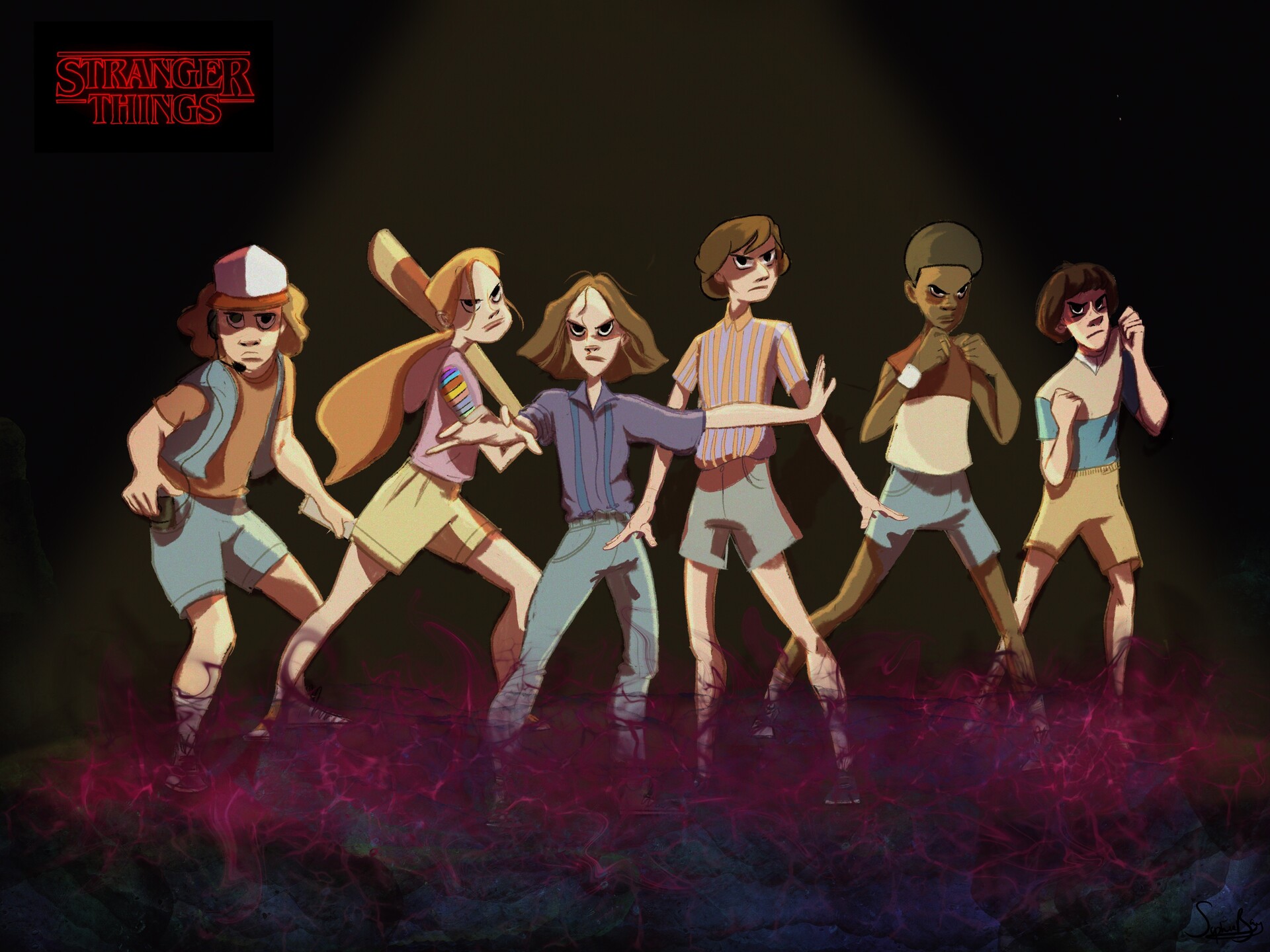 ArtStation - Visual development. Stranger Things