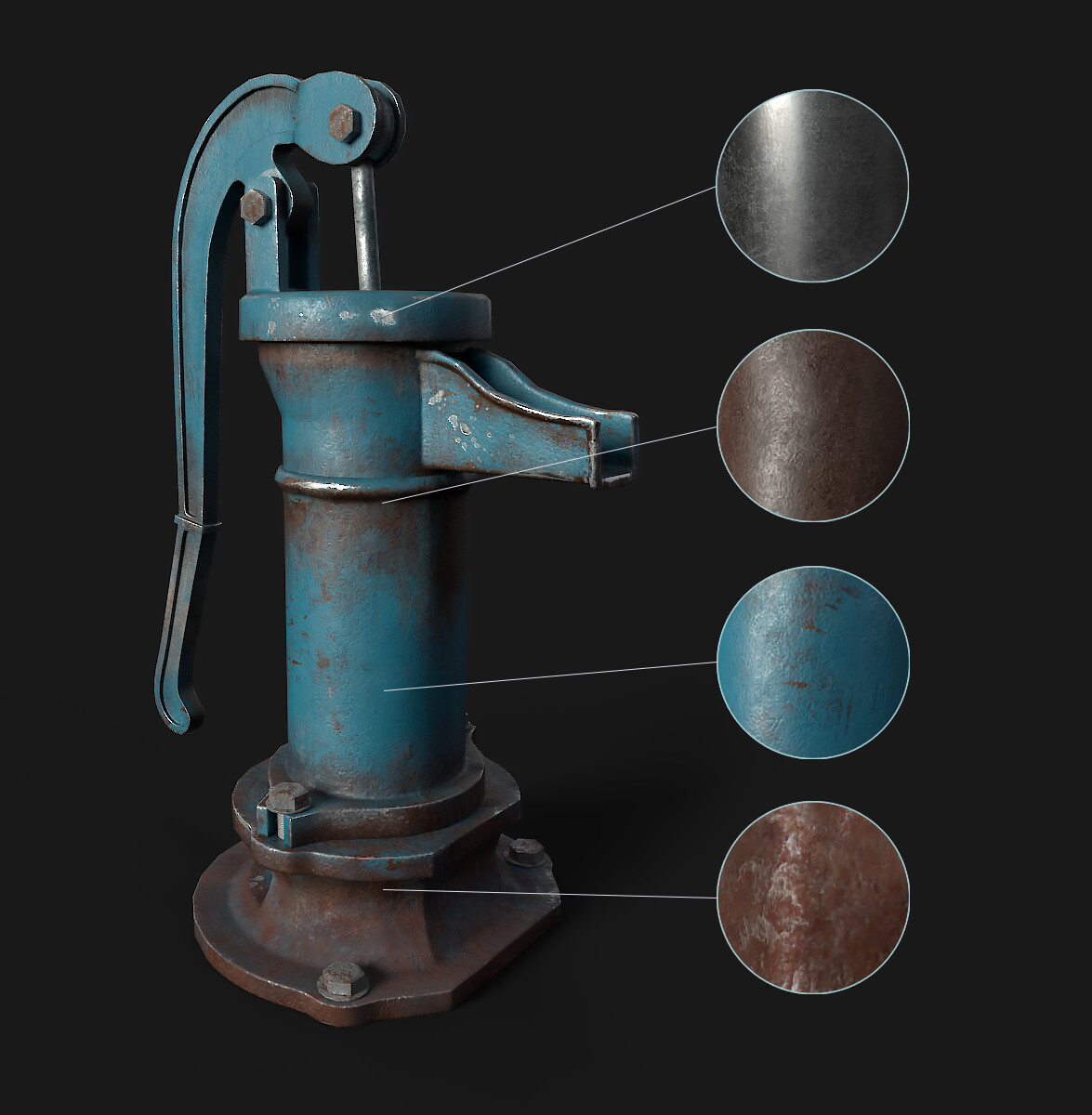 ArtStation - Old water pump