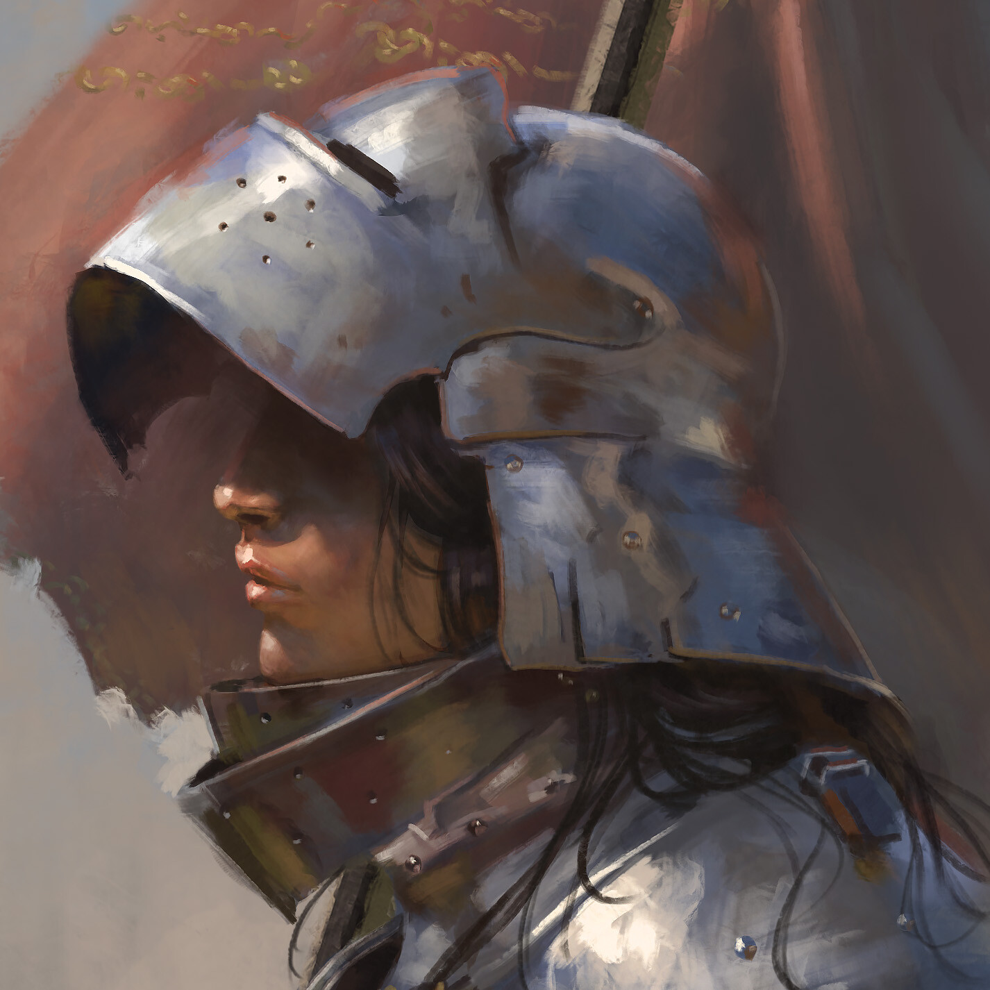 ArtStation - Girl in Armor