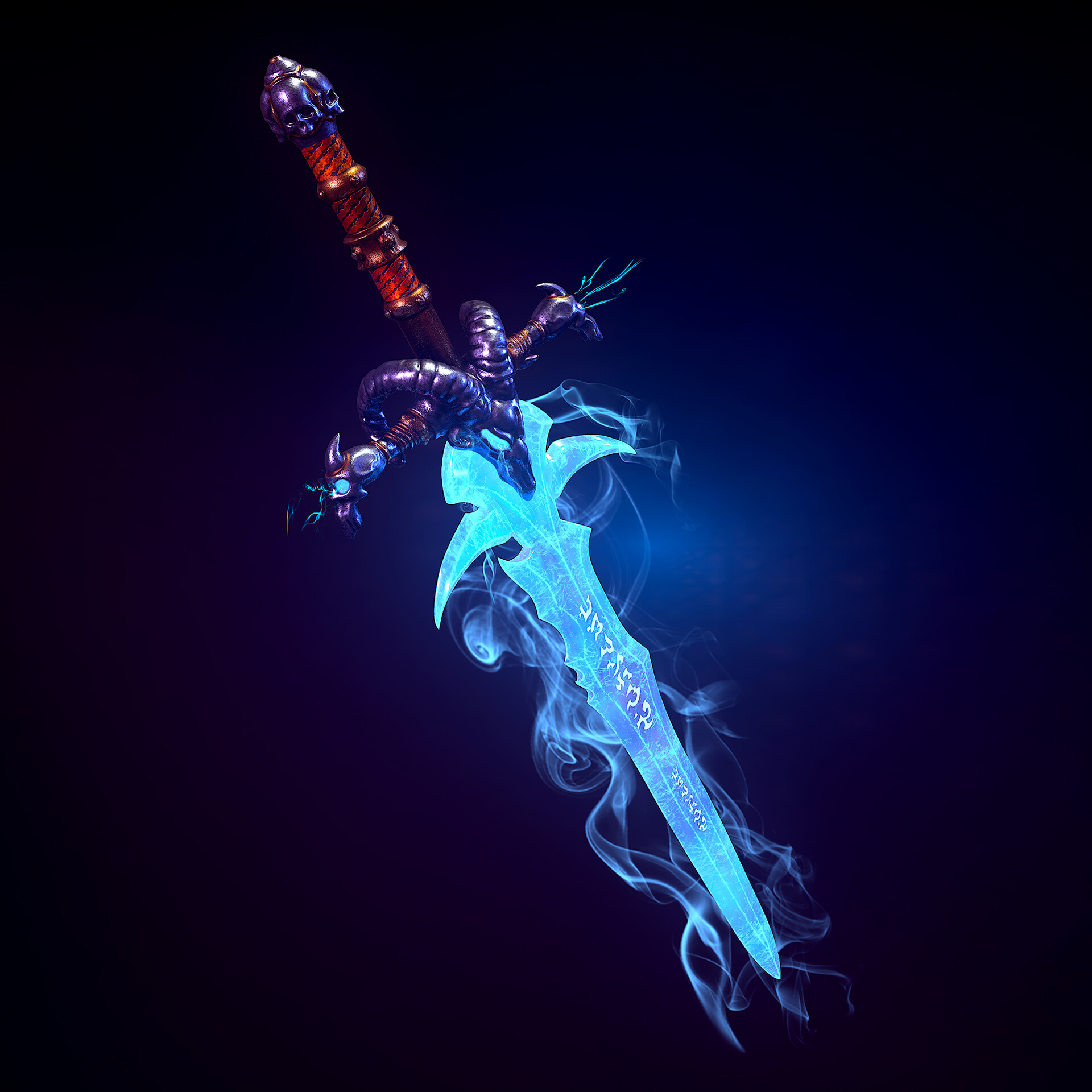 ArtStation - frostmourn Sword