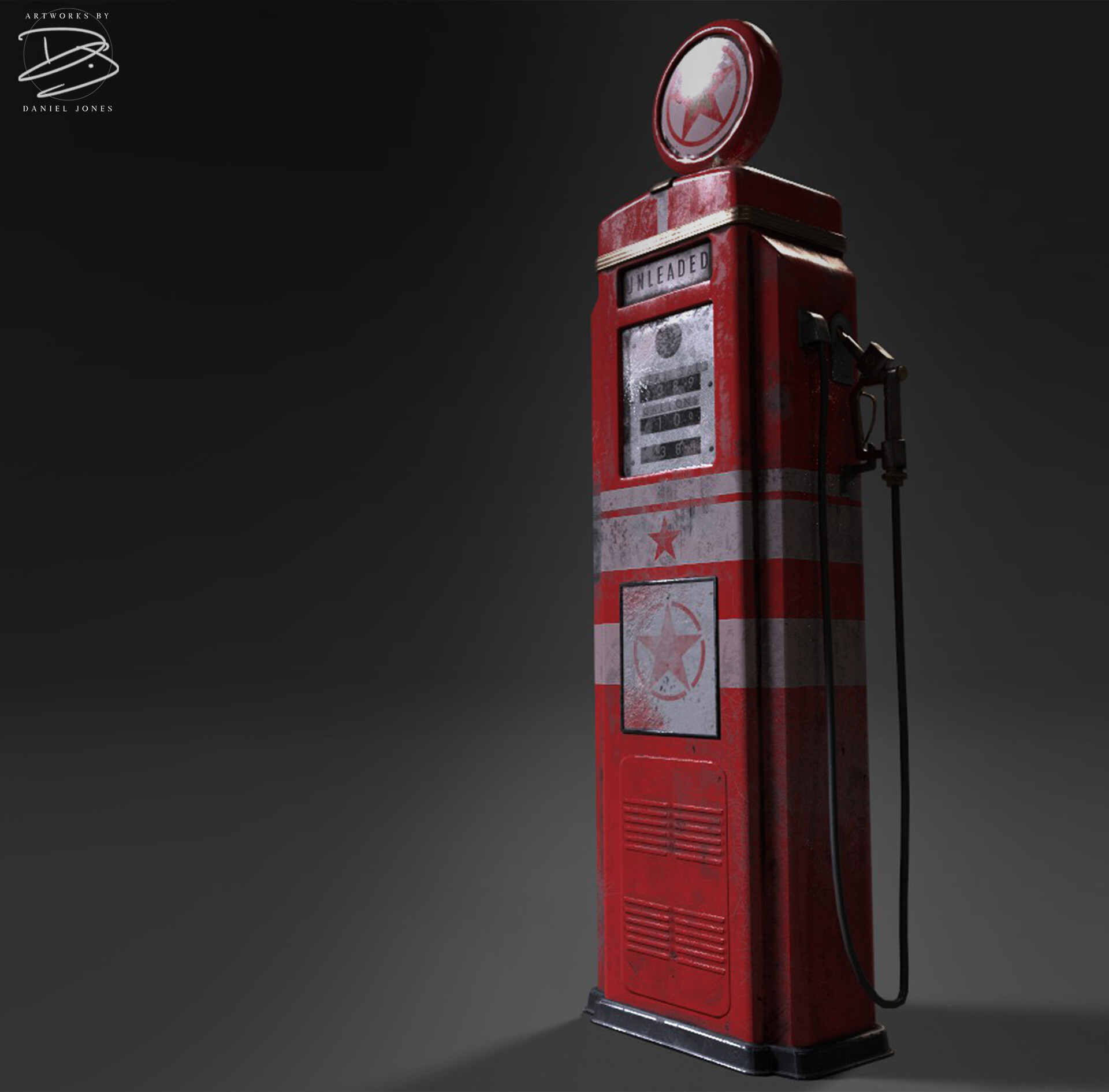 ArtStation - Old Petrol Pump