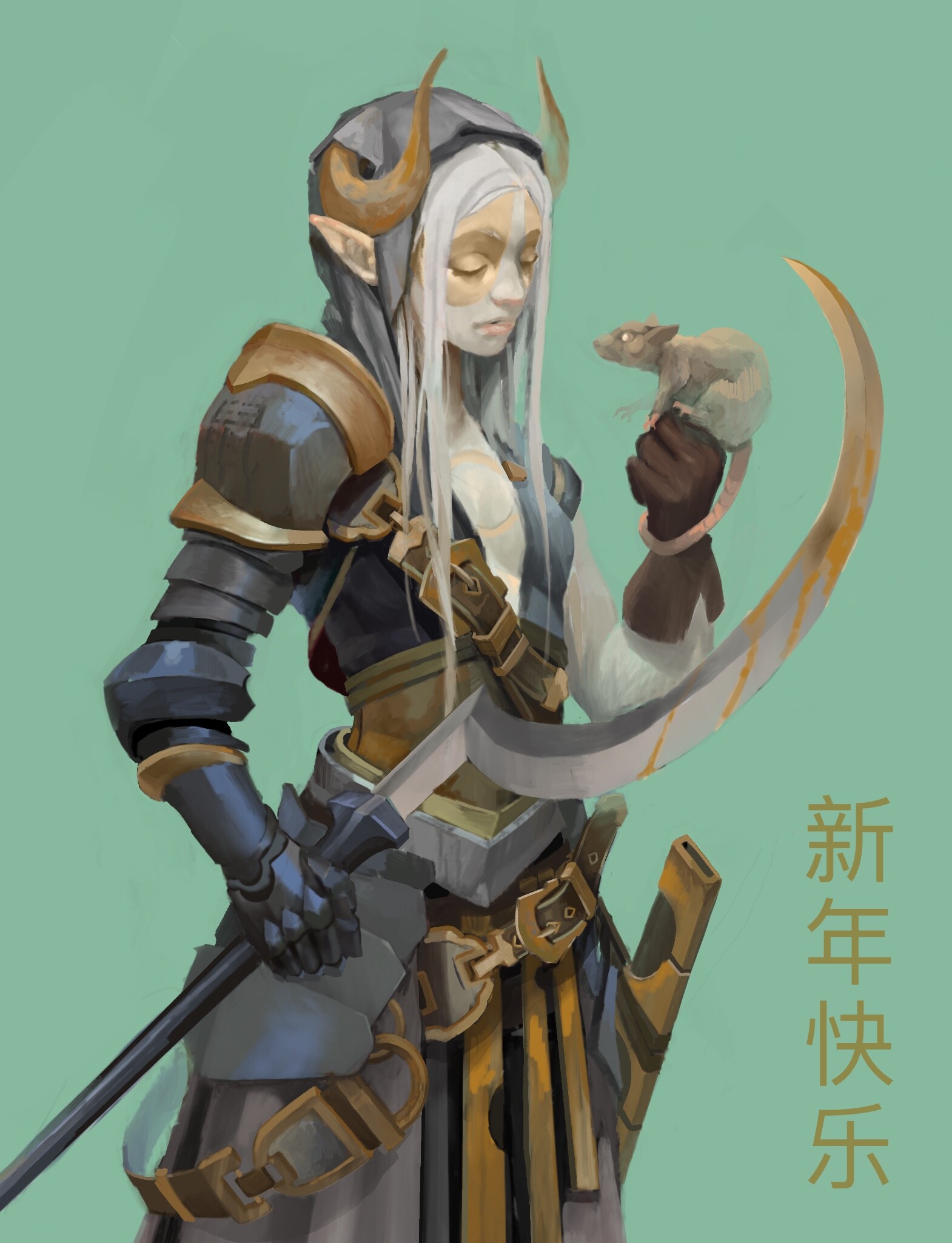 ArtStation - Lunar New Year Rat Knight