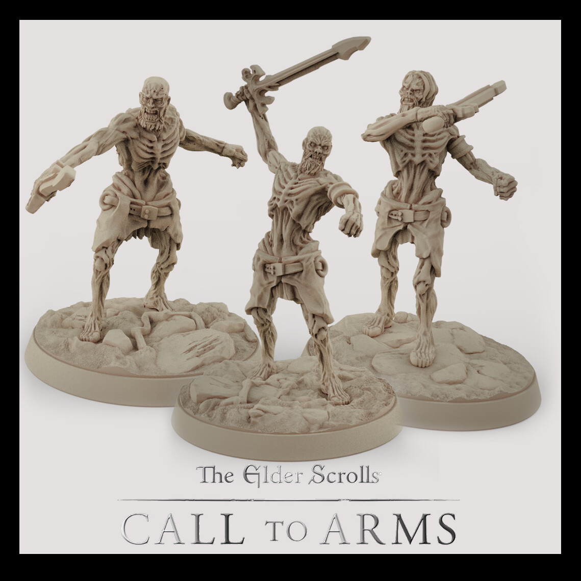ArtStation - Basics Draugrs . The Elder Scrolls - Call to Arms