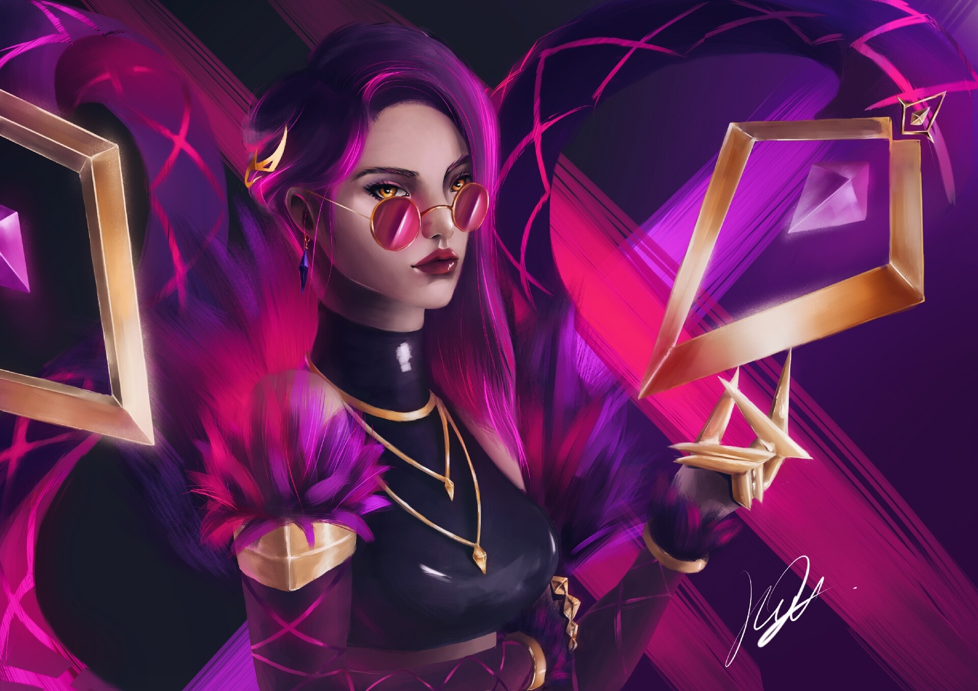 ArtStation - KDA Evelynn fanart