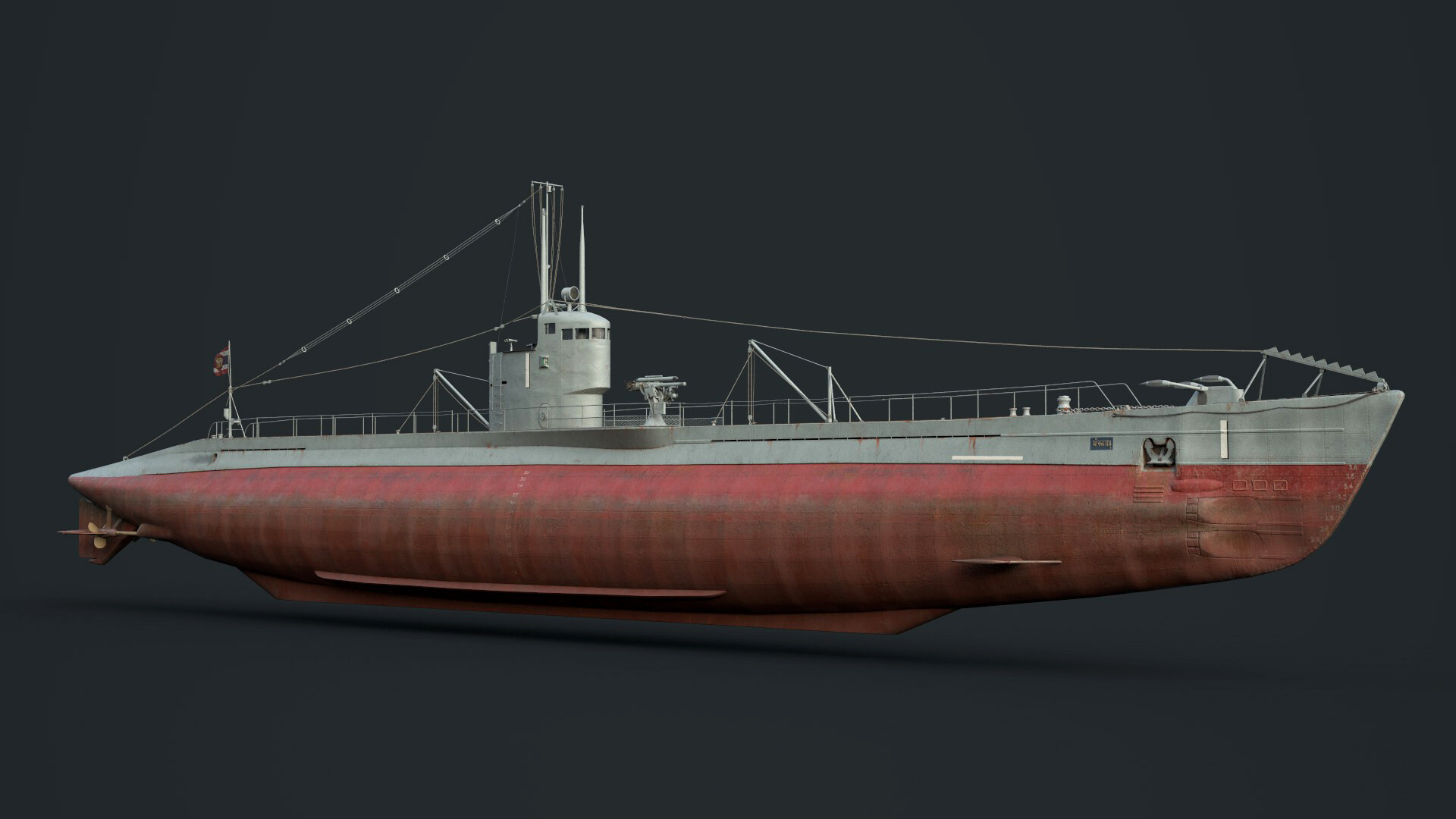 ArtStation - HTMS Matchanu-class submarine