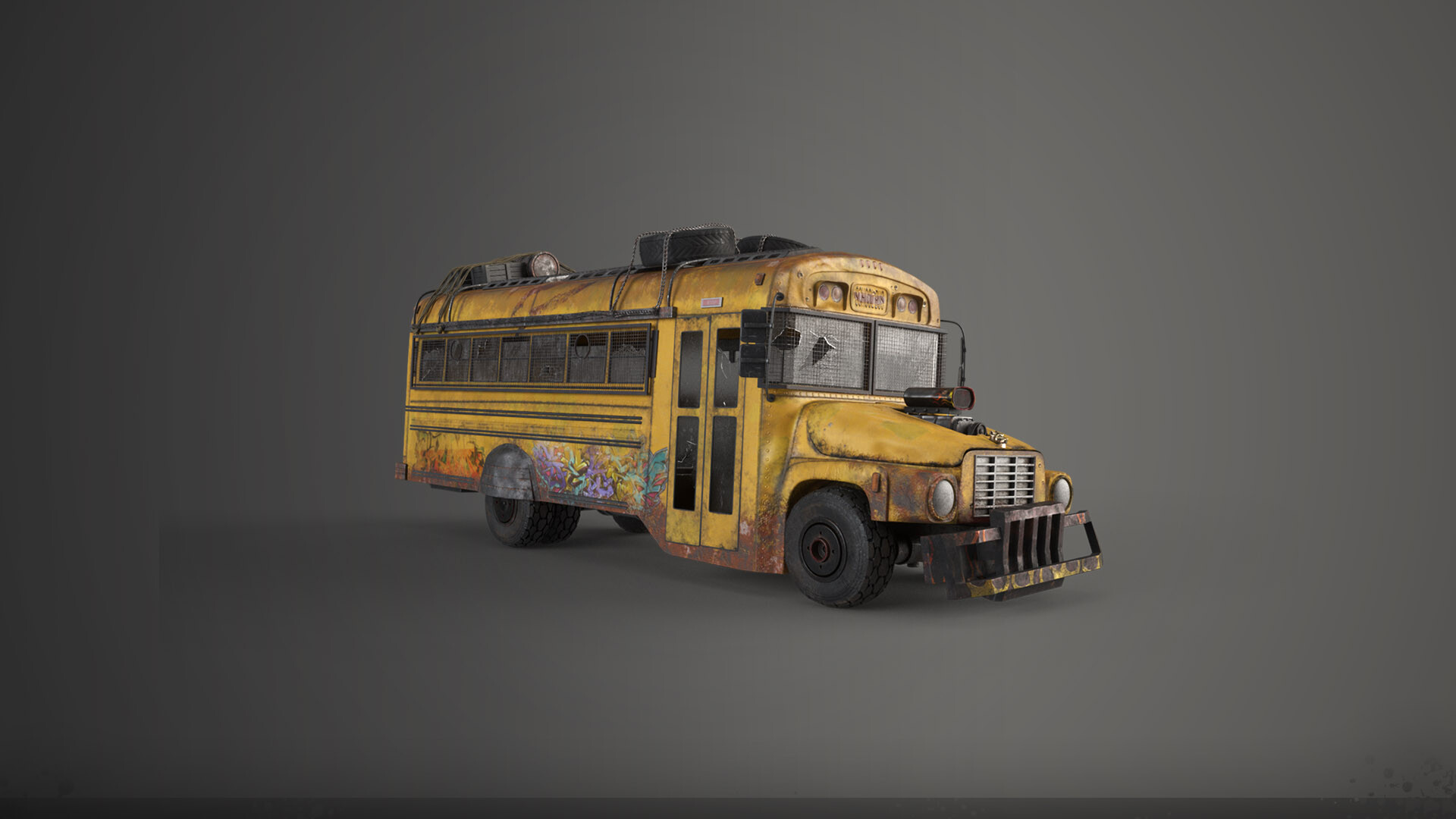 Artstation - The School Bus