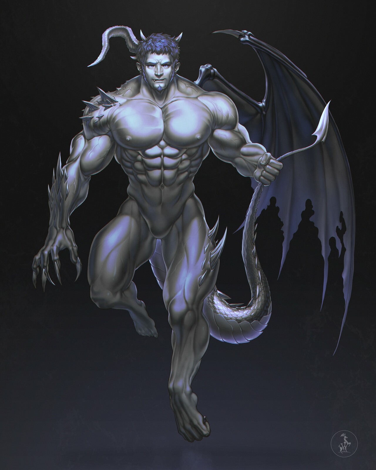 Artstation Dragon Man Agonius Ion