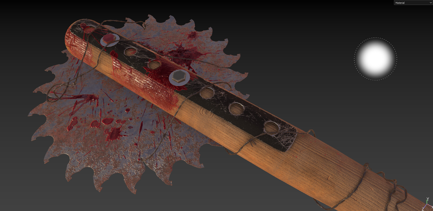 ArtStation Saw blade Bat