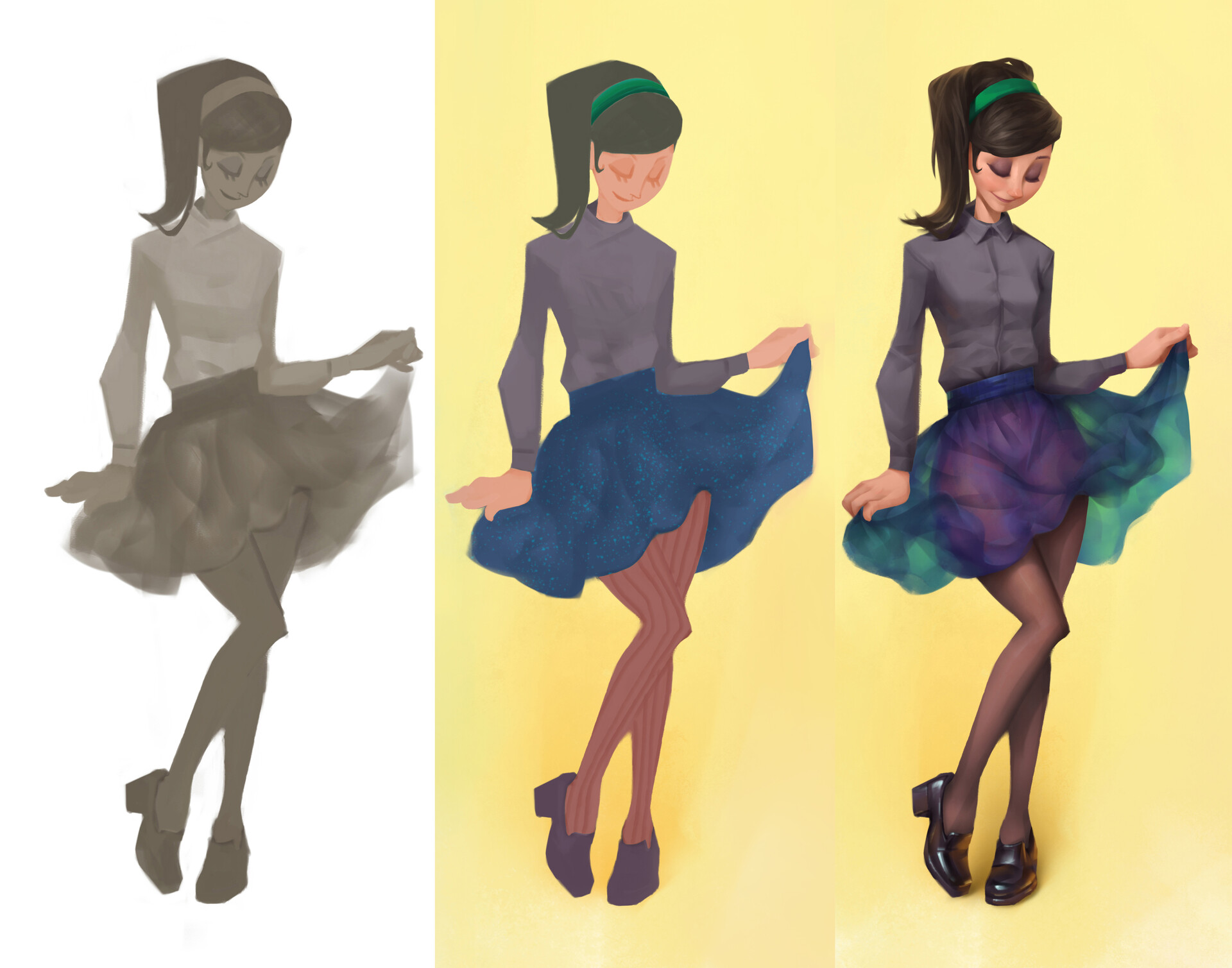 ArtStation - cartoon character 02, Fan Johnny