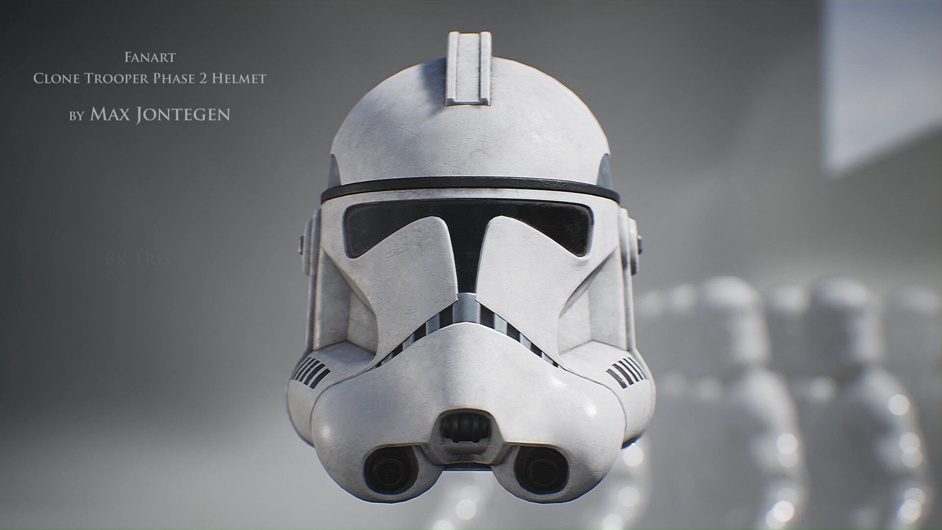 Clone Trooper Phase 2 Helmet - Fanart, Max Jontegen.