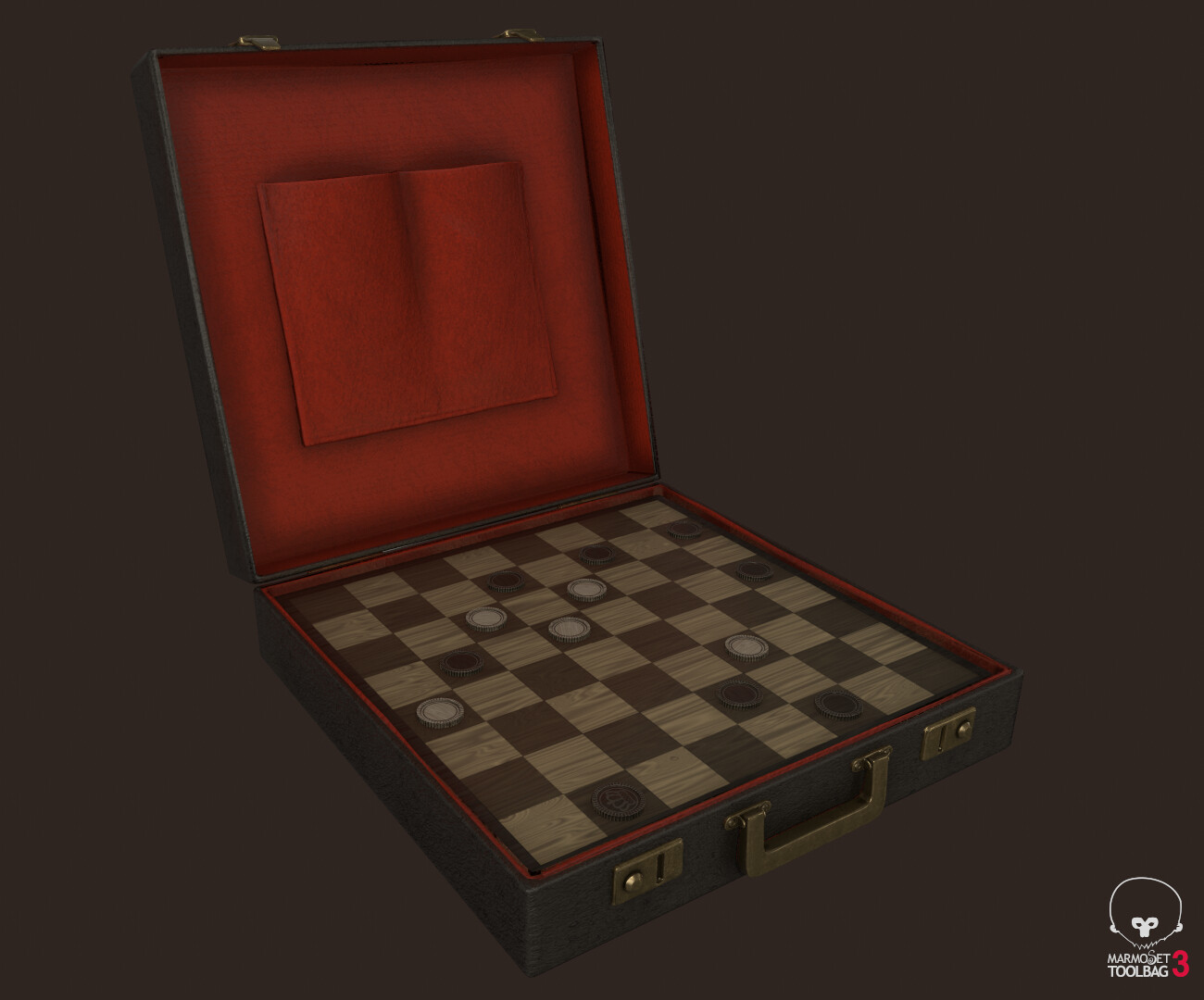 Checkerboard Suitcase Set