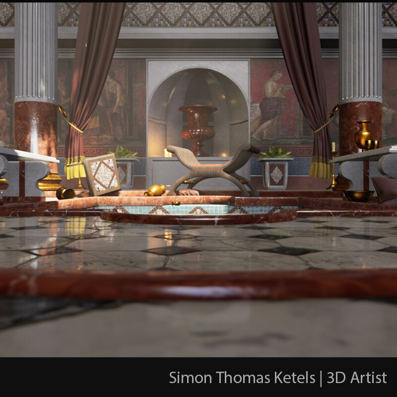 ArtStation - Roman Atrium