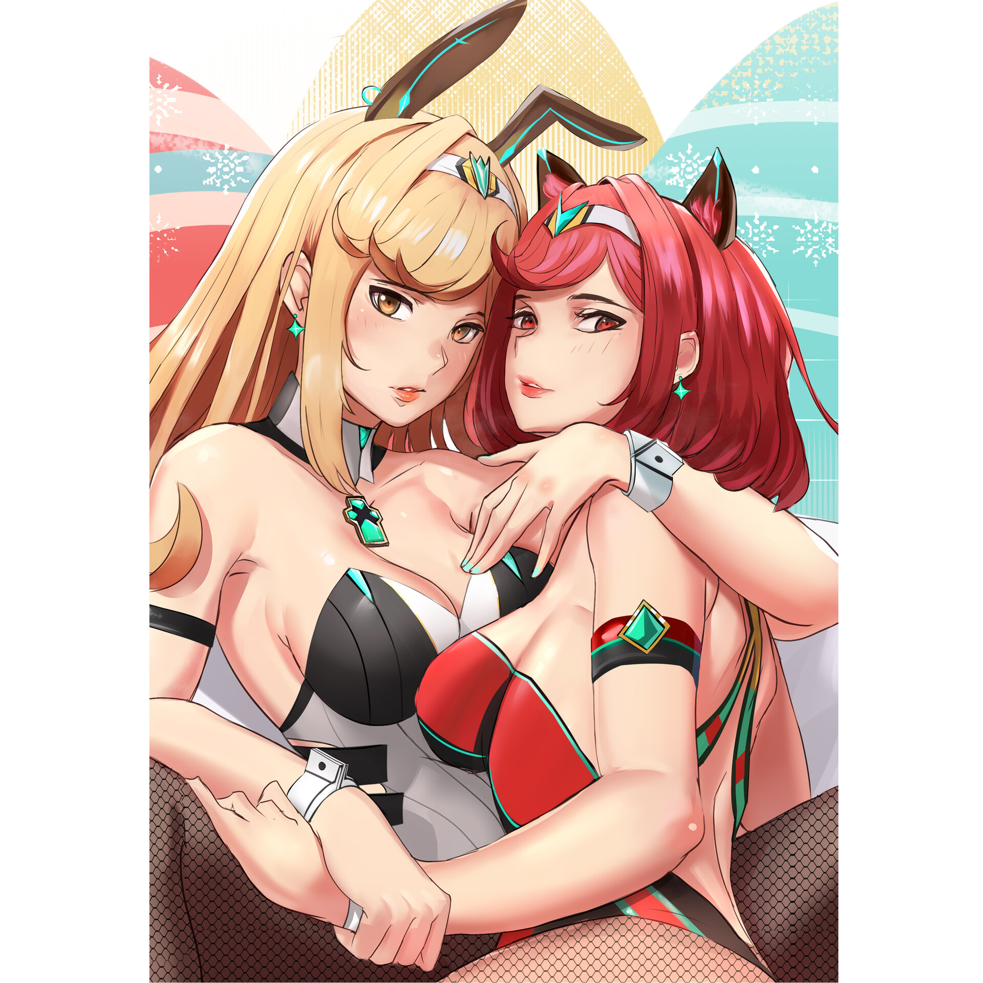 commission , mythra and pyra.