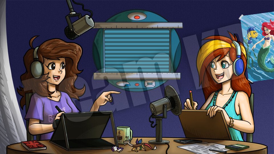 ArtStation - Animation Kimmunication - Podcast Background