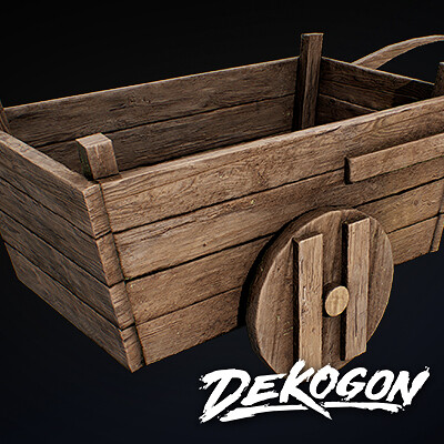 Dekogon Kollab: Medieval Pull Cart