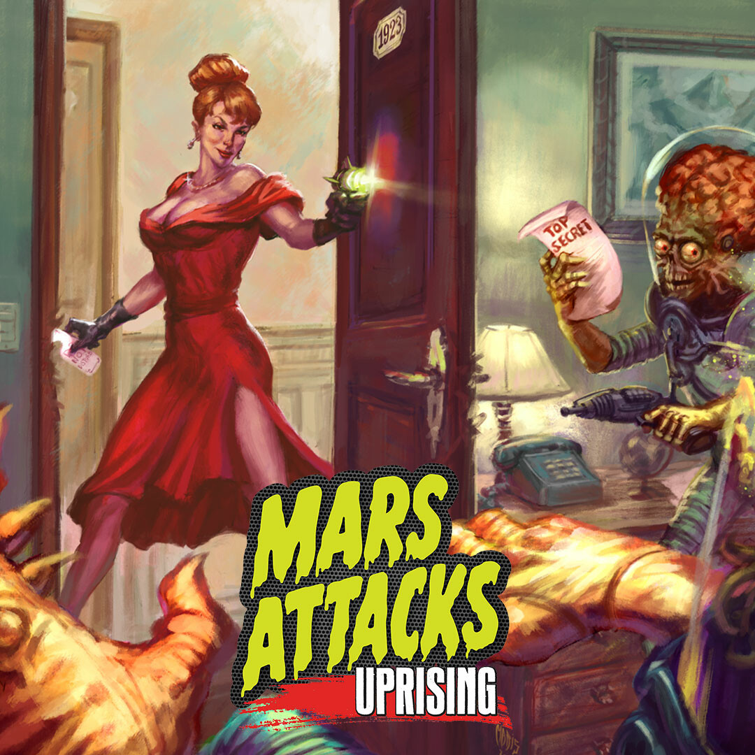 ArtStation "Madame Spy!" Mars Attacks Uprising