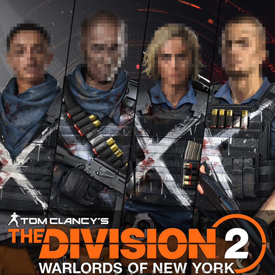 ArtStation - The Division 2 - Warlords of New York - Rikers Leaders (M\F)