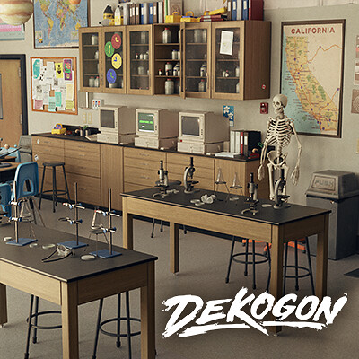 Dekogon Highschool Science Classroom (UE4)
