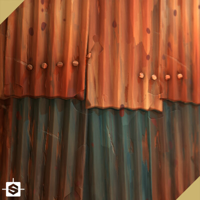 Texture Rusted Corrugated Metal sheet seamless, high quality 8451465 Stock  Photo at Vecteezy