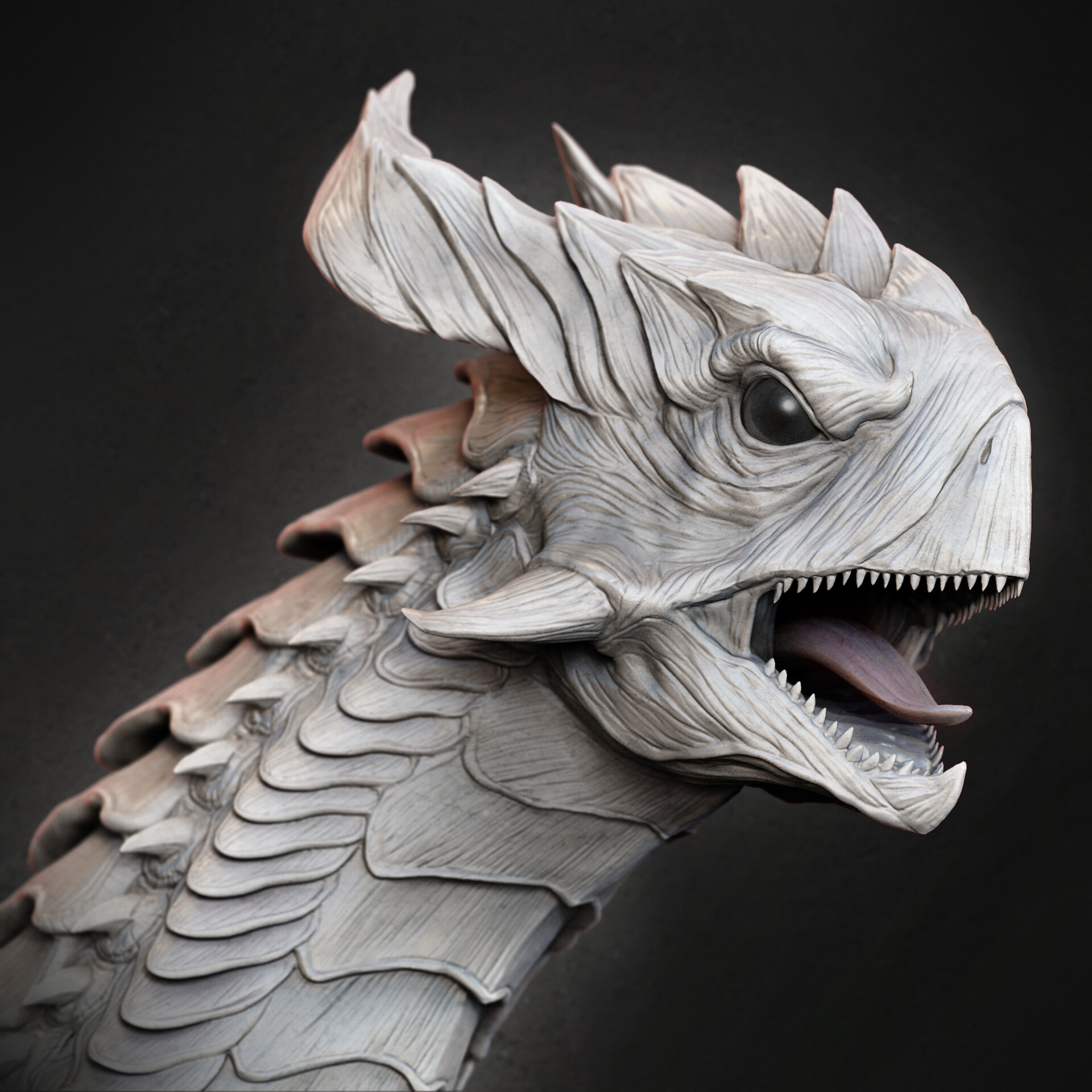 ArtStation - Speed Sculpt Fanart Dragon
