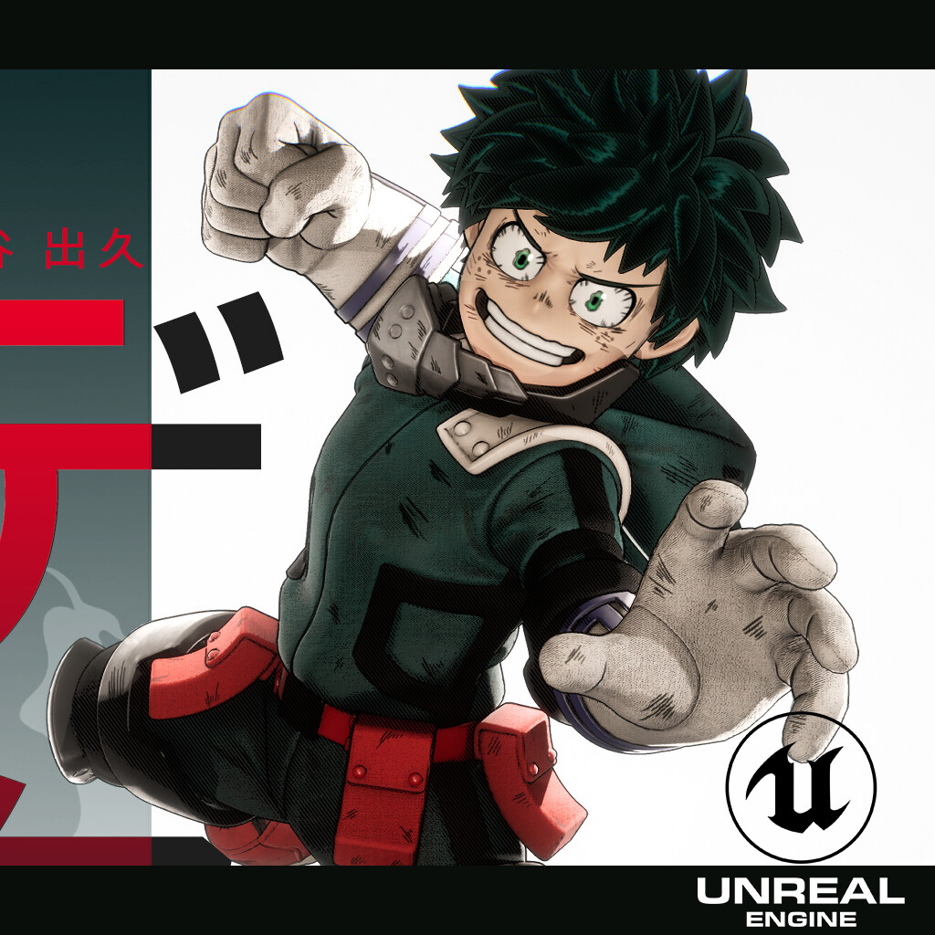 Artstation My Hero Academia Deku Fan Art Baopow