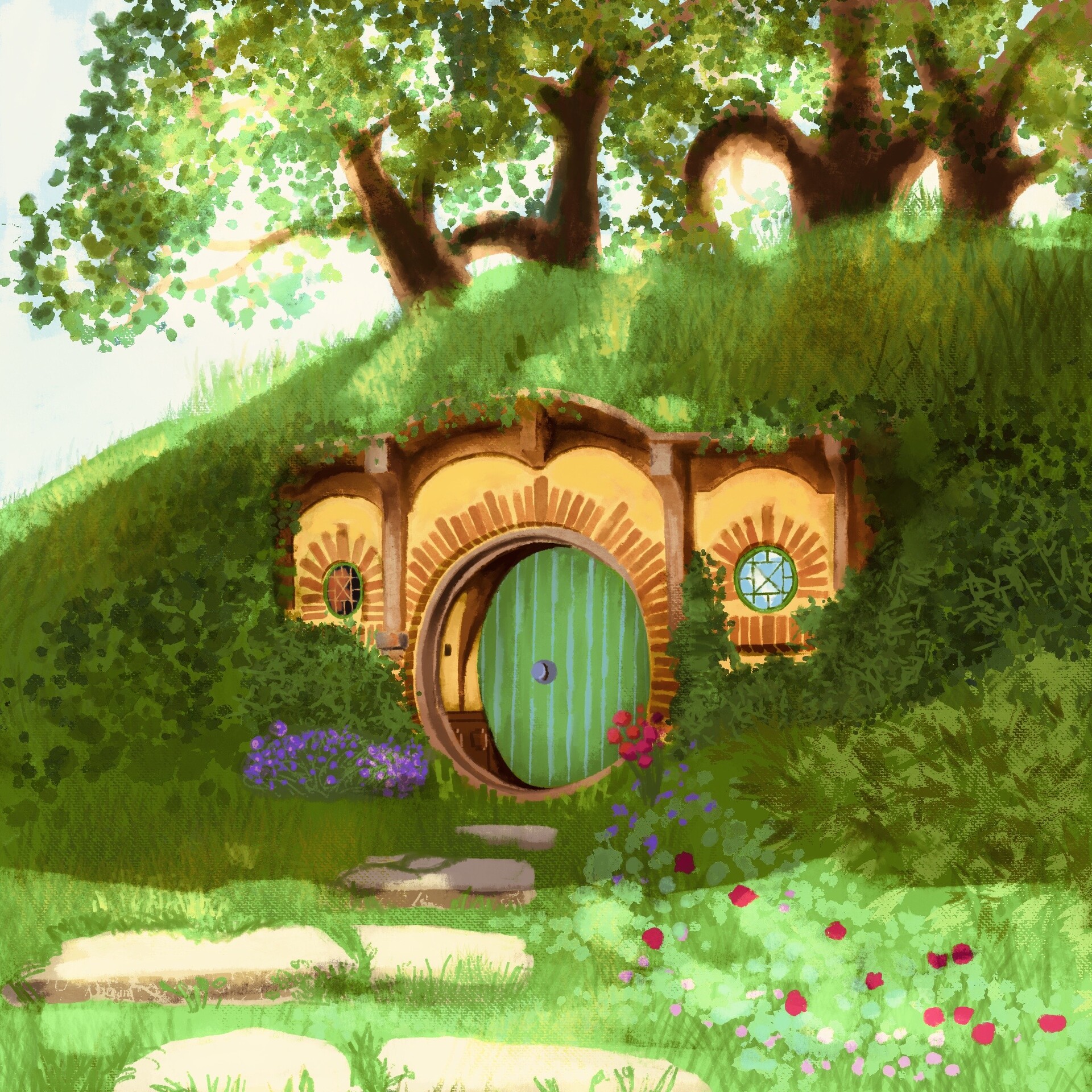 ArtStation Hobbit House