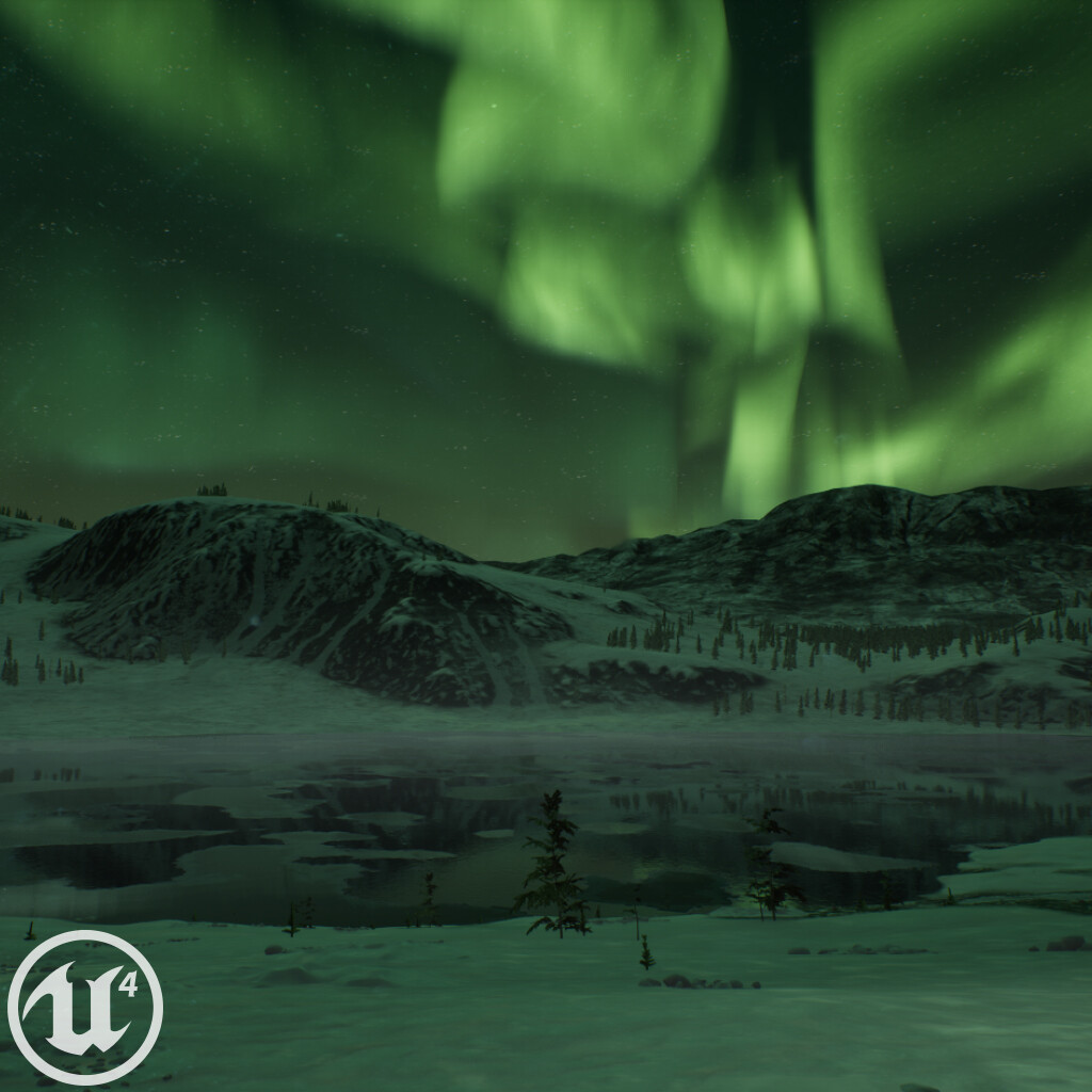 Arctic Aurora - Unreal Engine 4 
