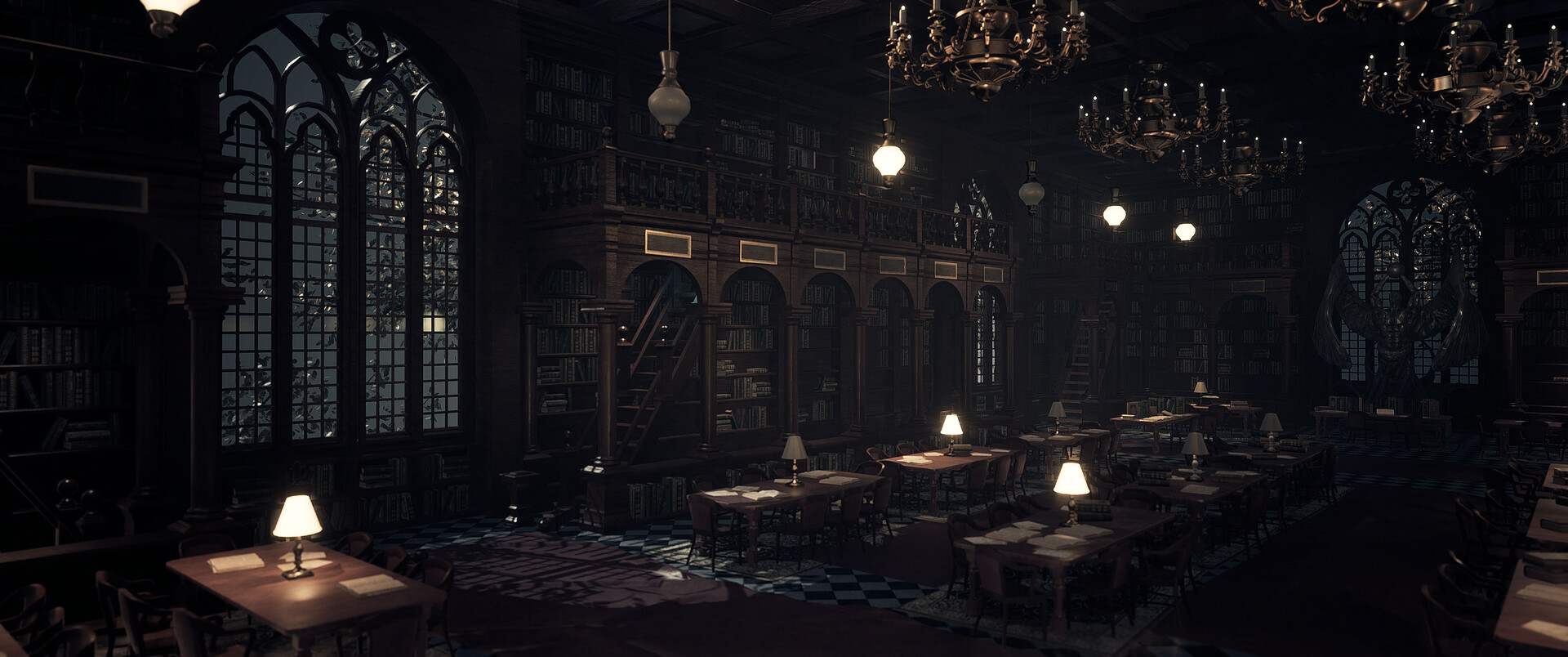 ArtStation - The Quiet Library