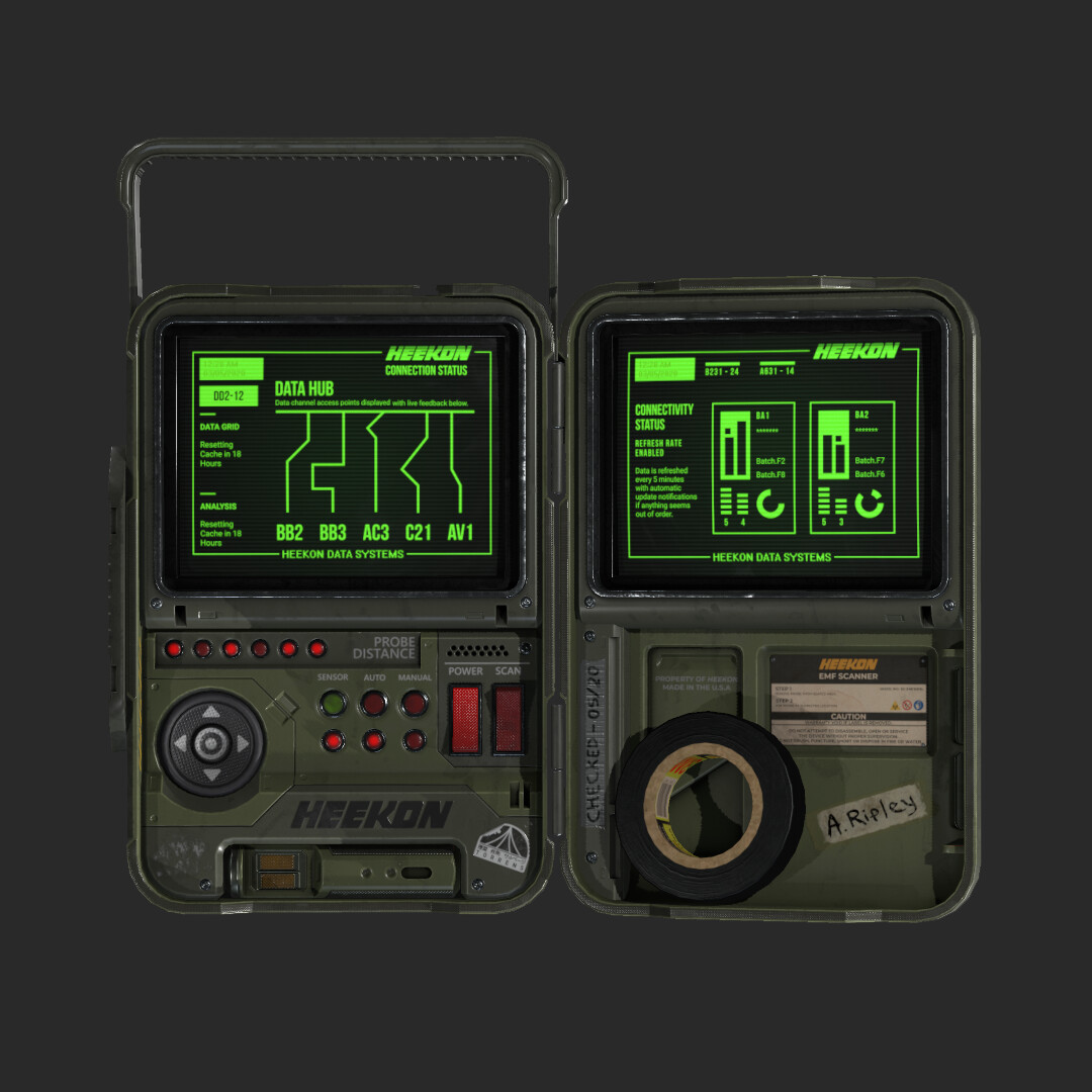 ArtStation - Portable Device Challenge Submission, Miroslav Baev