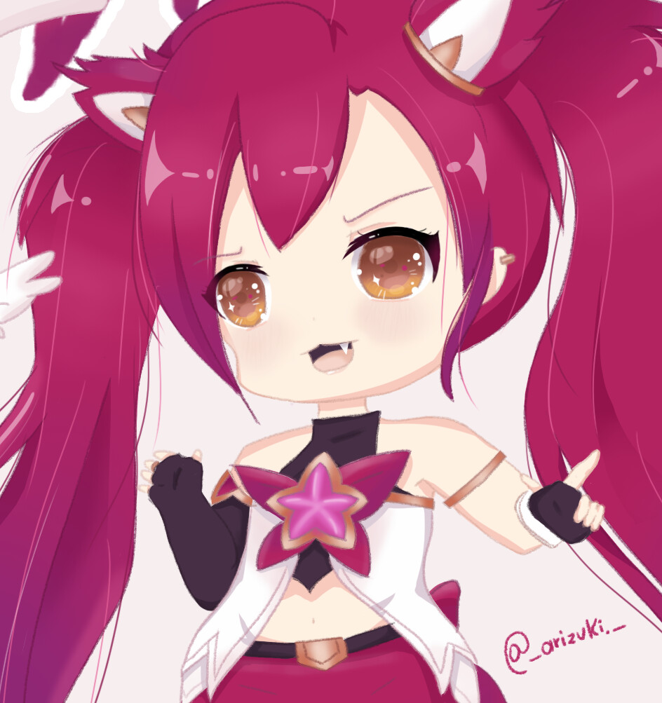 ArtStation - Star Guaridan Jinx chibi fan art