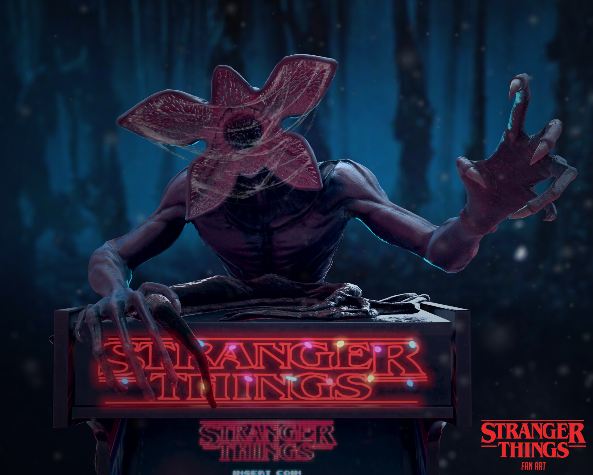 ArtStation   Stranger Things Demogorgon   Fan Art