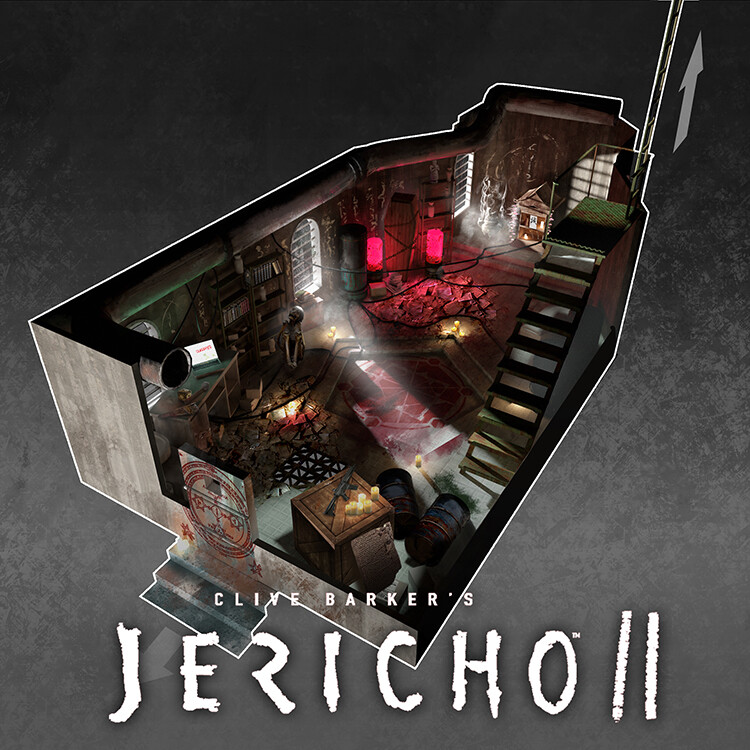 ArtStation - Clive Barker's Jericho 2 - Aïka's Occult Lair Callout
