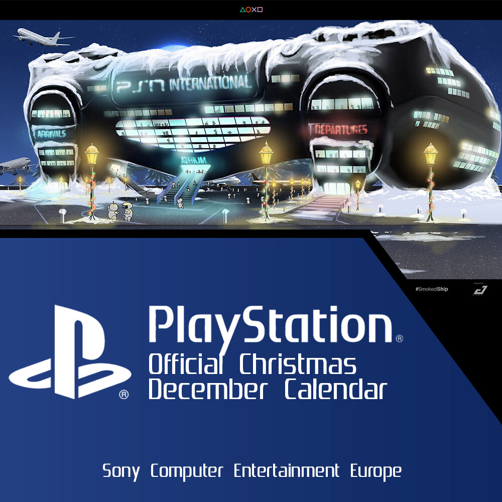 ArtStation - Playstation Town : Airport Arrivals