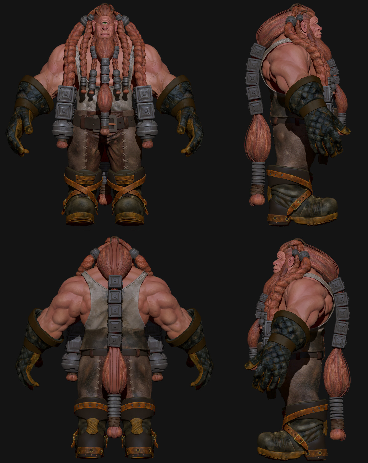 ArtStation - Cyclops Blacksmith Wip