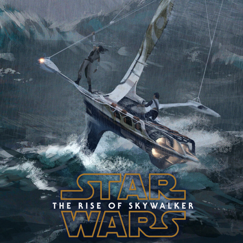 ArtStation - Star Wars: The Rise of Skywalker - Soggy Death Star Sketch