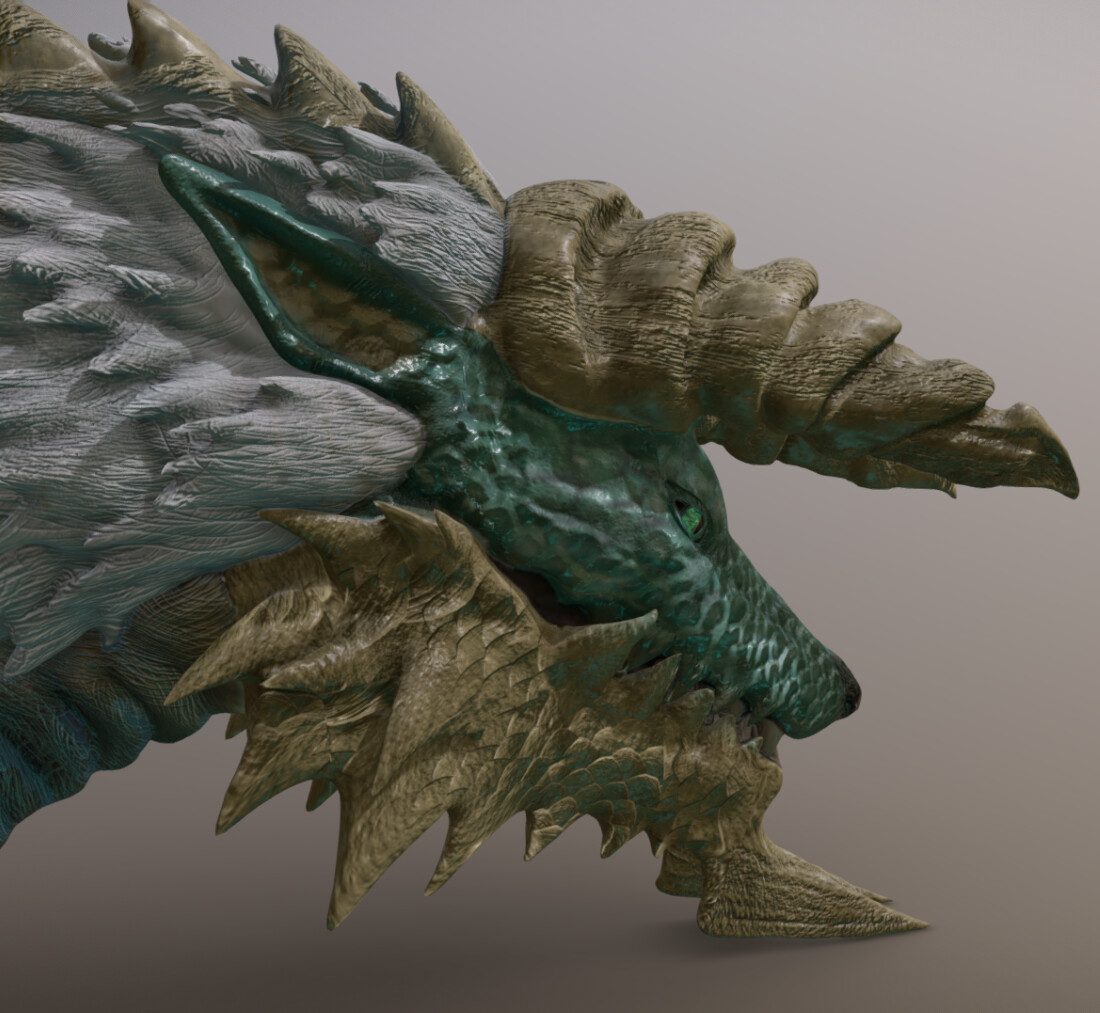 ArtStation Zinogre Monster Hunter   Mikko Liimatta Mikko Liimatta Zinnythumb 