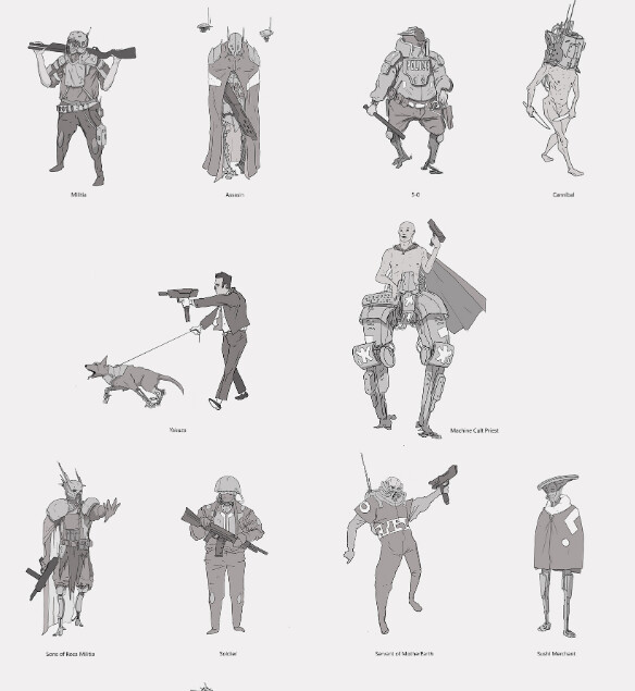 ArtStation - SF Character Sheet
