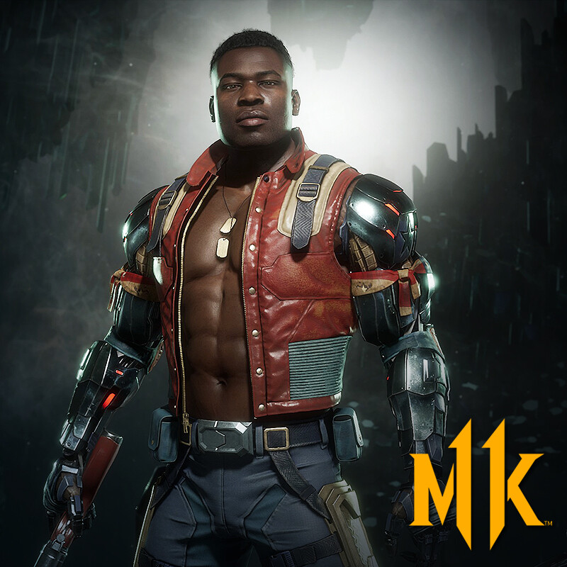 Artstation Jax Briggs Past Mortal Kombat 11