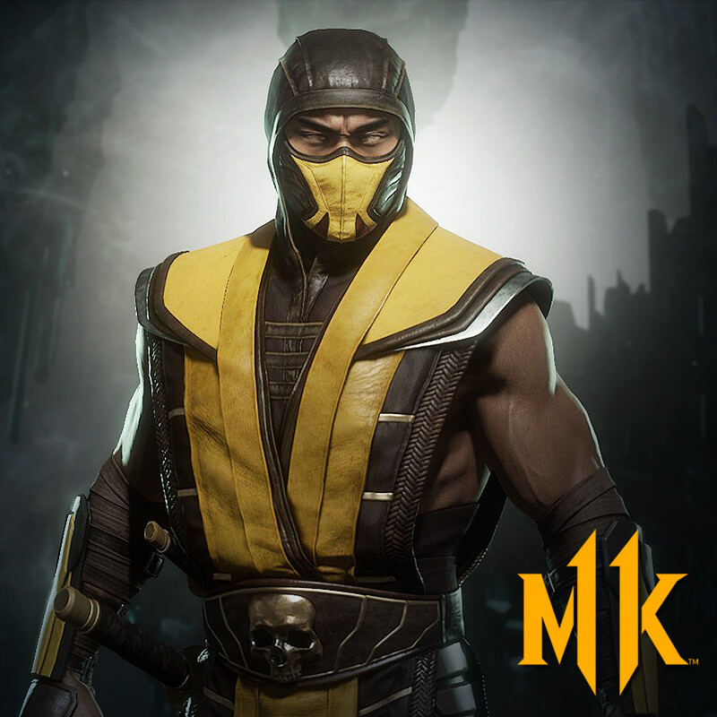 ArtStation - Mortal Kombat 11 - Scorpion Past