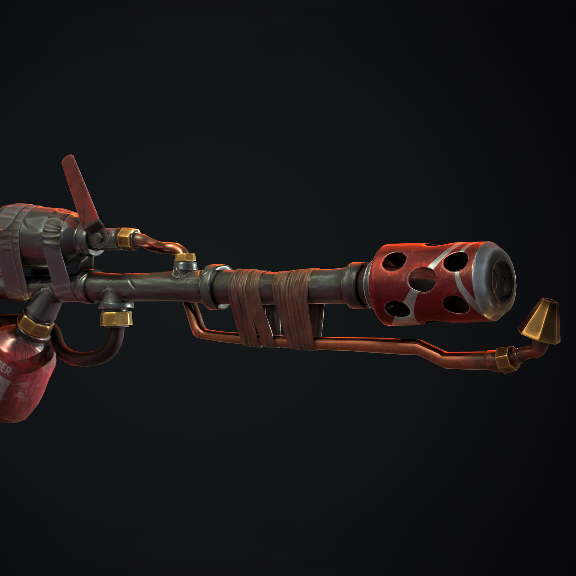 ArtStation - Stylized Flamethrower