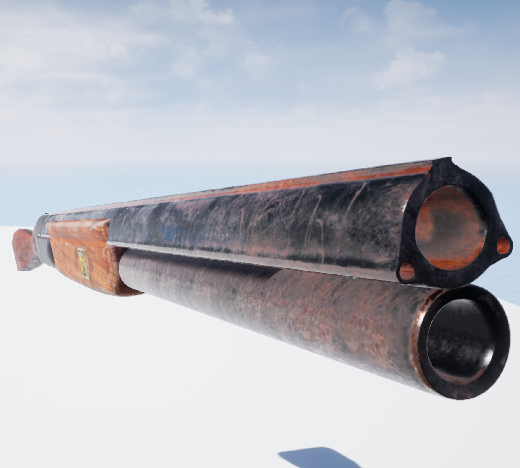 ArtStation - (Old project) Over-under barreled shotgun