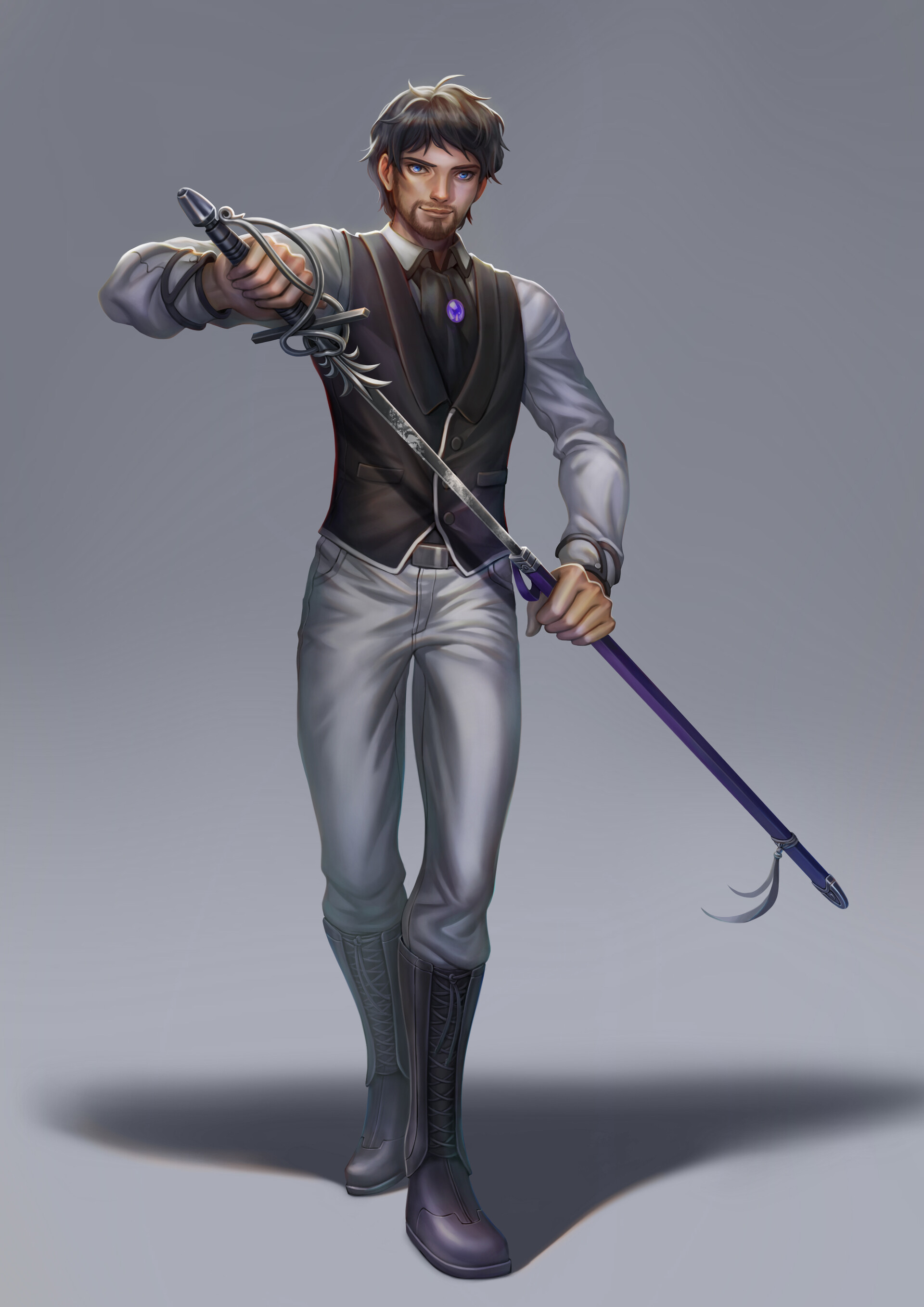 ArtStation - Commission Tristan for Remainsofthevoid