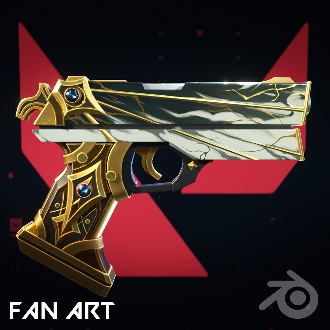 Artstation - Valorant Senna Weapon Skin