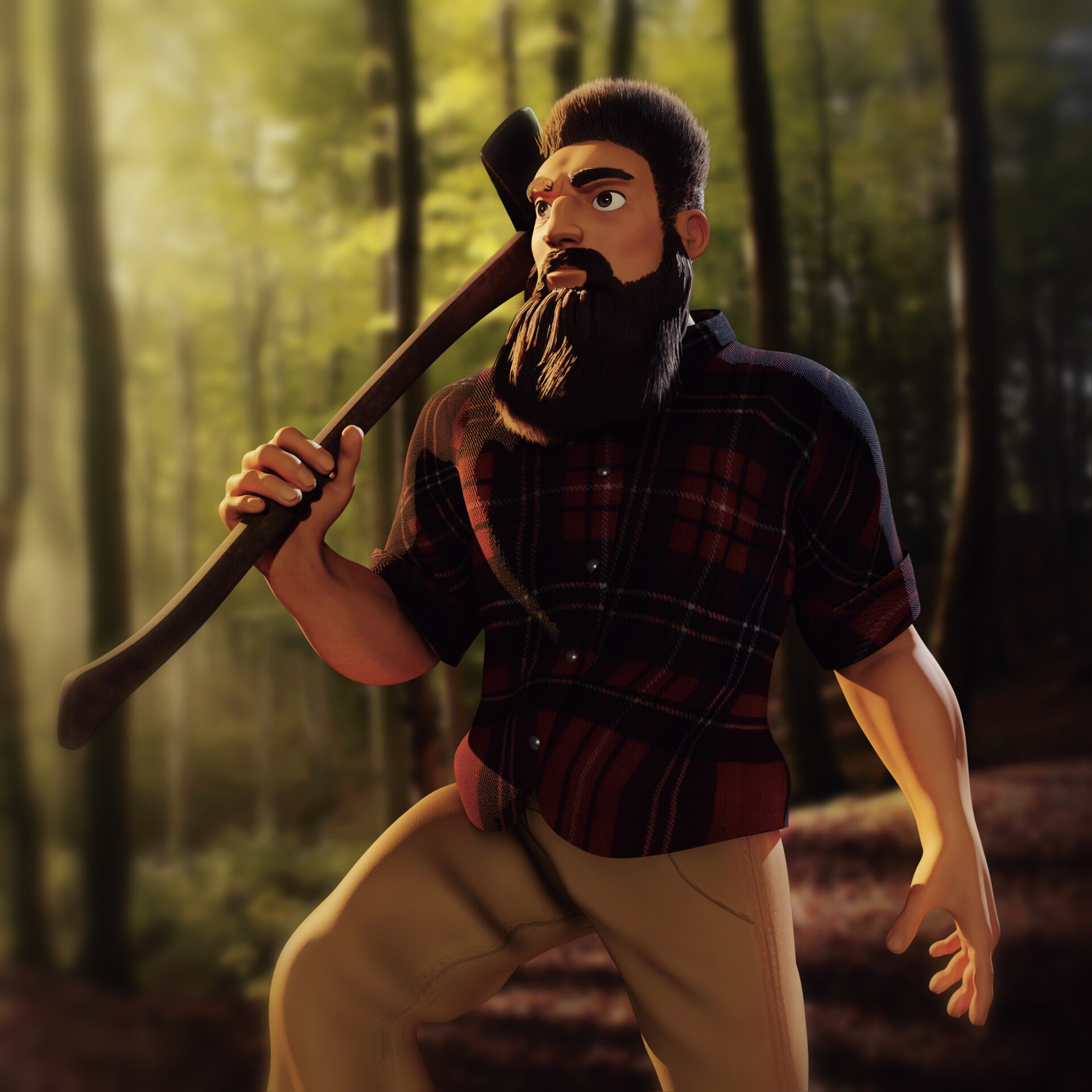 ArtStation Lumberjack